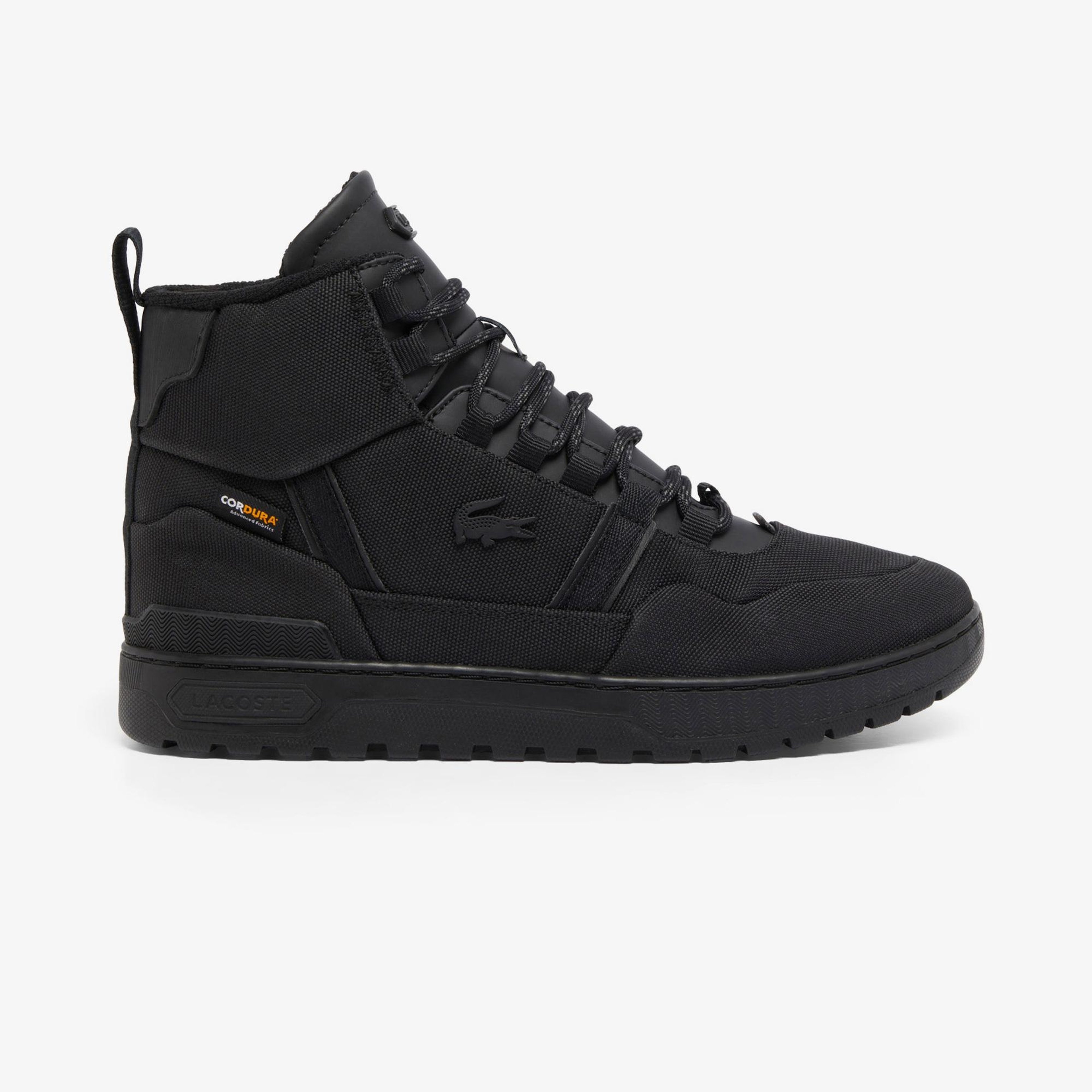 Lacoste T-Clip Winter Mid Erkek Siyah Bot