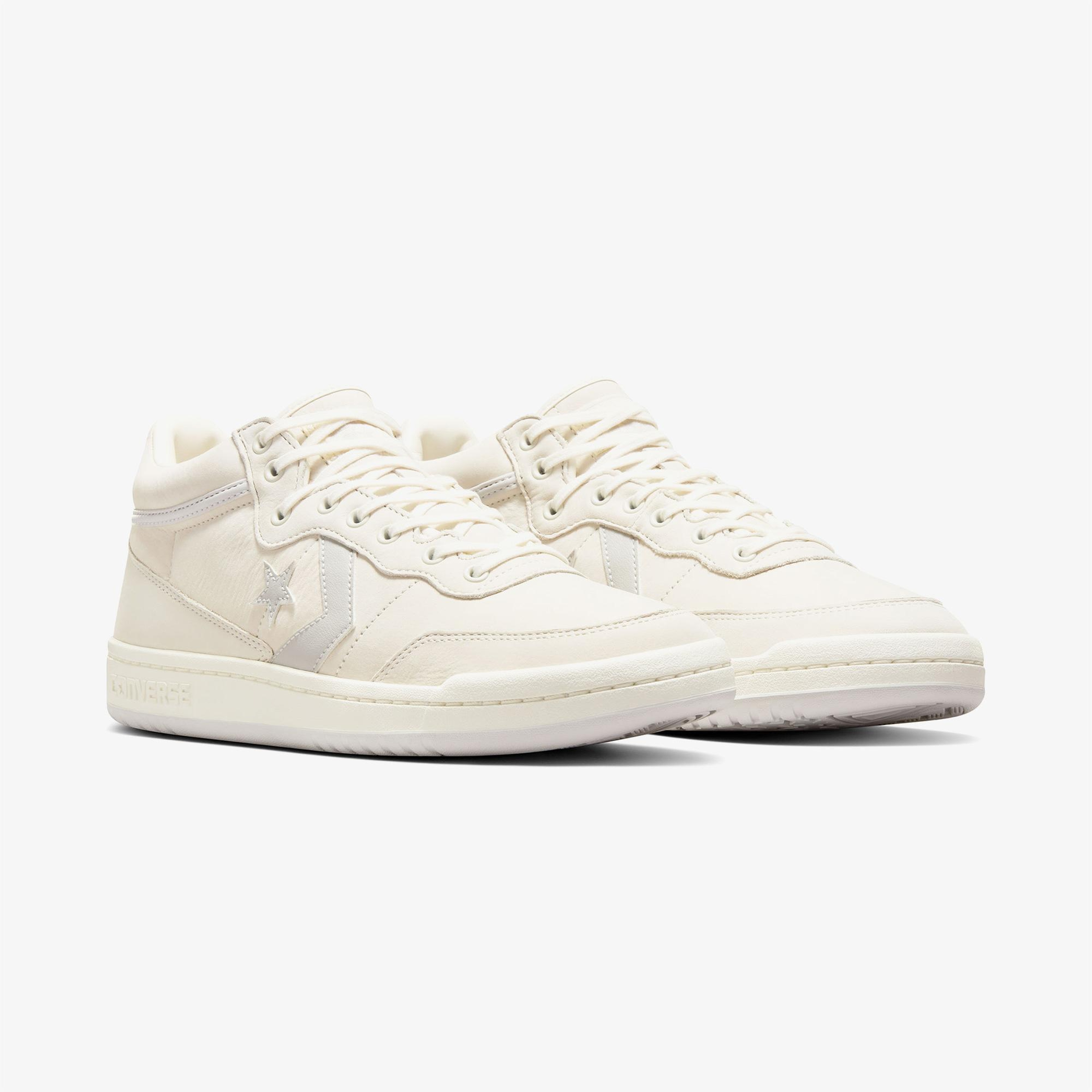 Converse Fastbreak Pro Unisex Krem Deri Sneaker