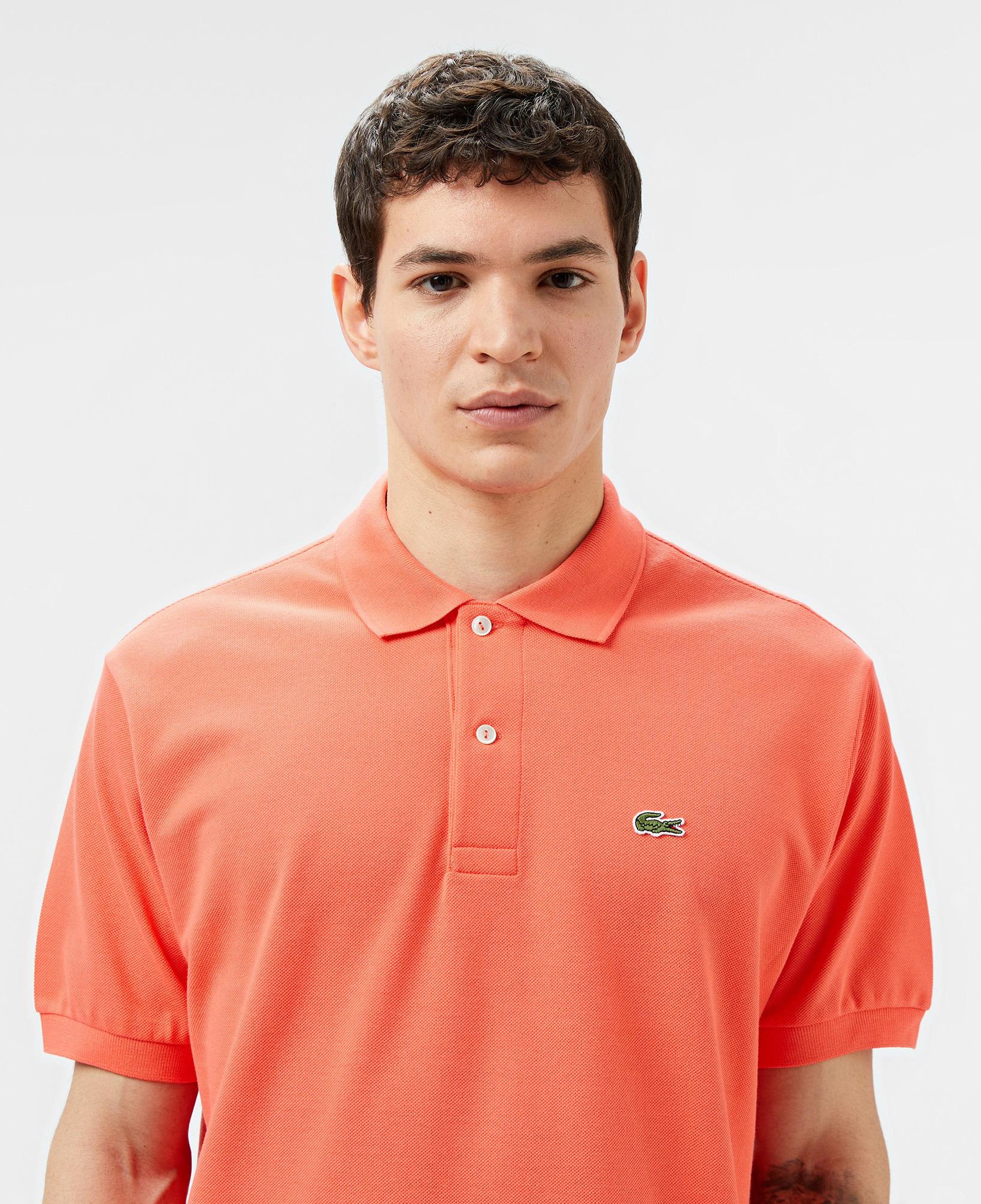 L.12.12 Erkek Classic Fit Turuncu Polo