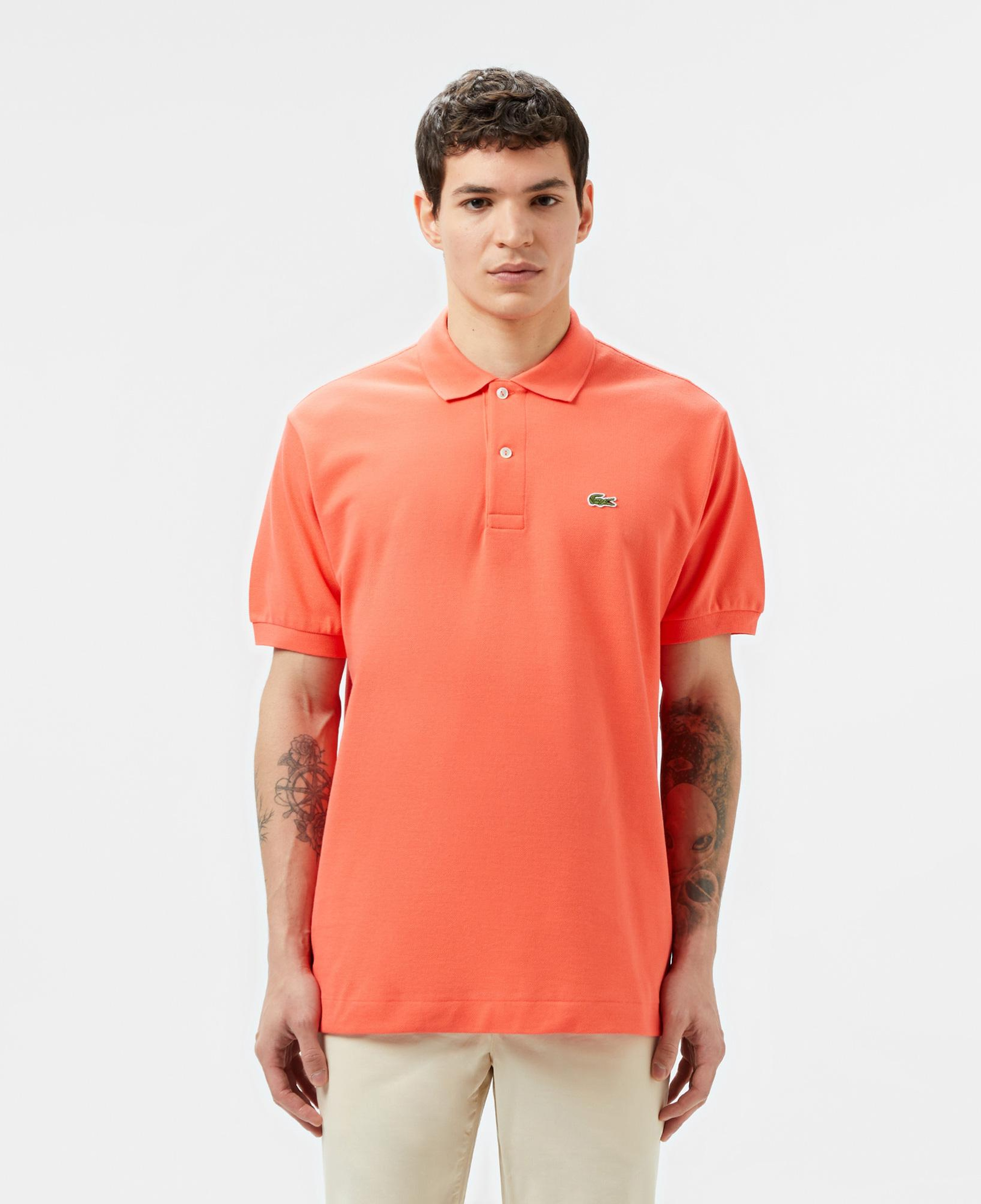 L.12.12 Erkek Classic Fit Turuncu Polo