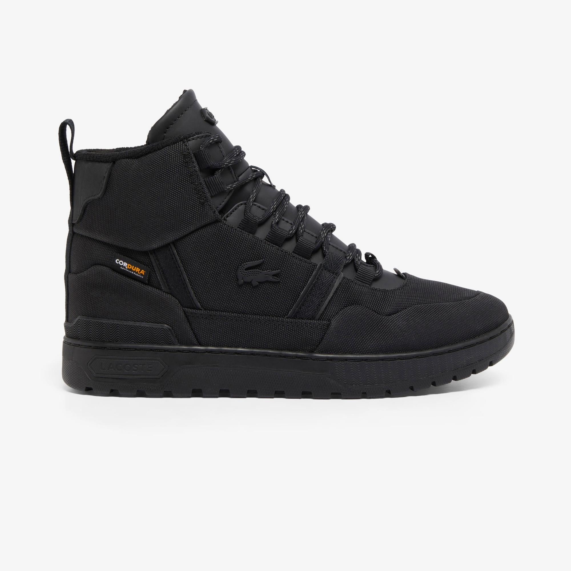 Lacoste T-Clip Winter Mid Erkek Siyah Bot