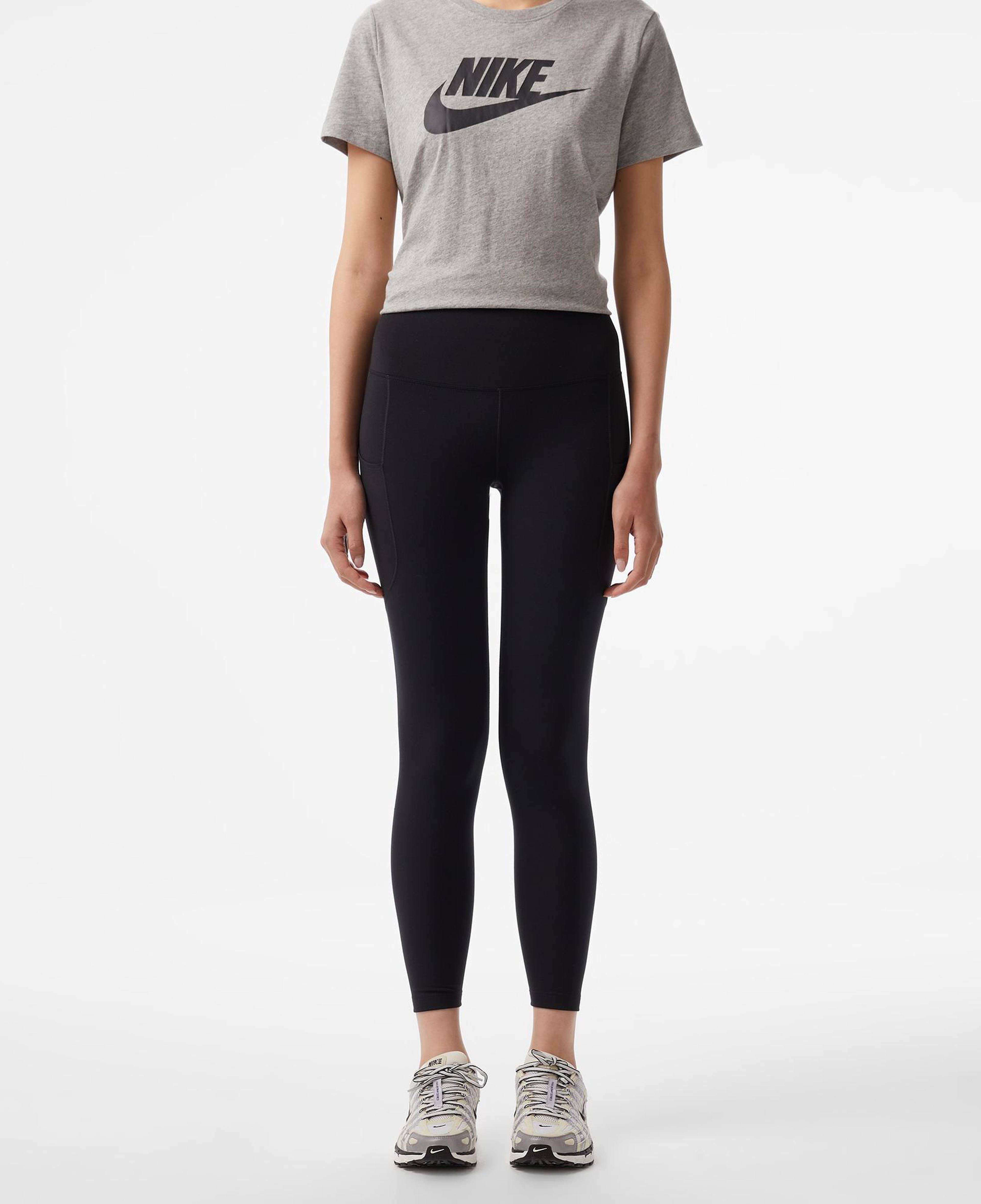 Nike Dri-Fit One High Rise 7/8 Kadın Siyah Tayt