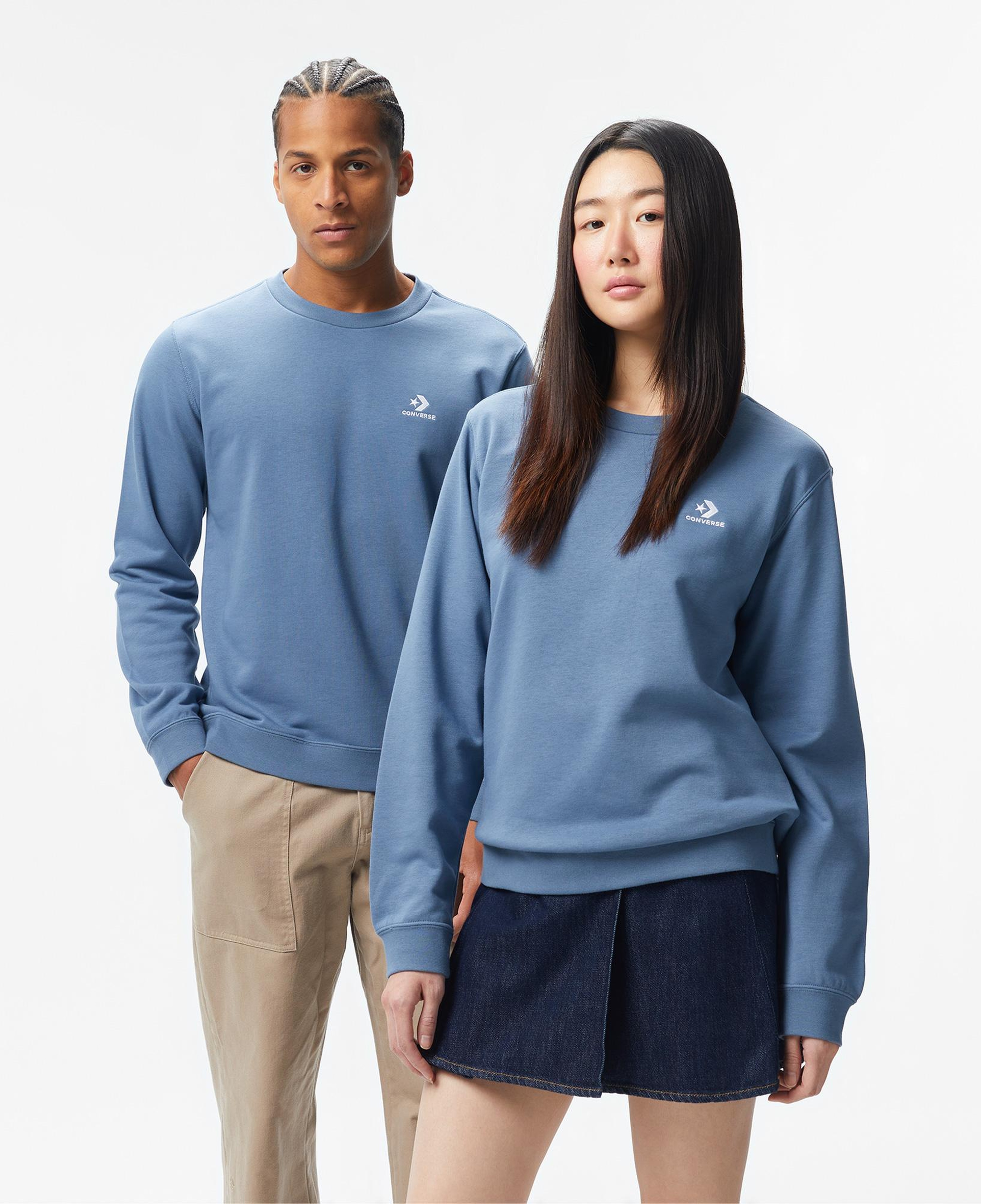 Converse Classic Unisex Mavi Sweatshirt