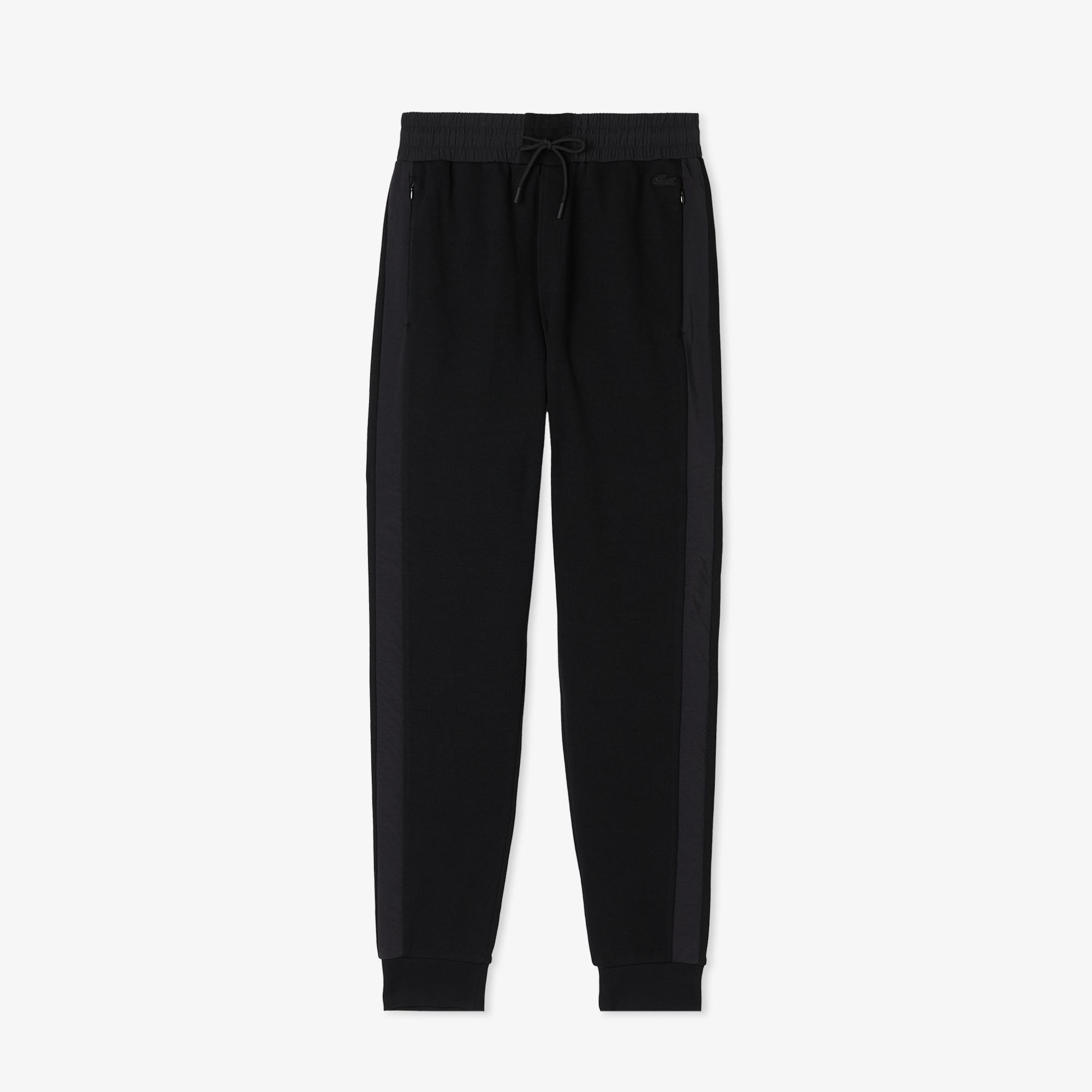 Erkek Classic Fit Siyah Eşofman Altı