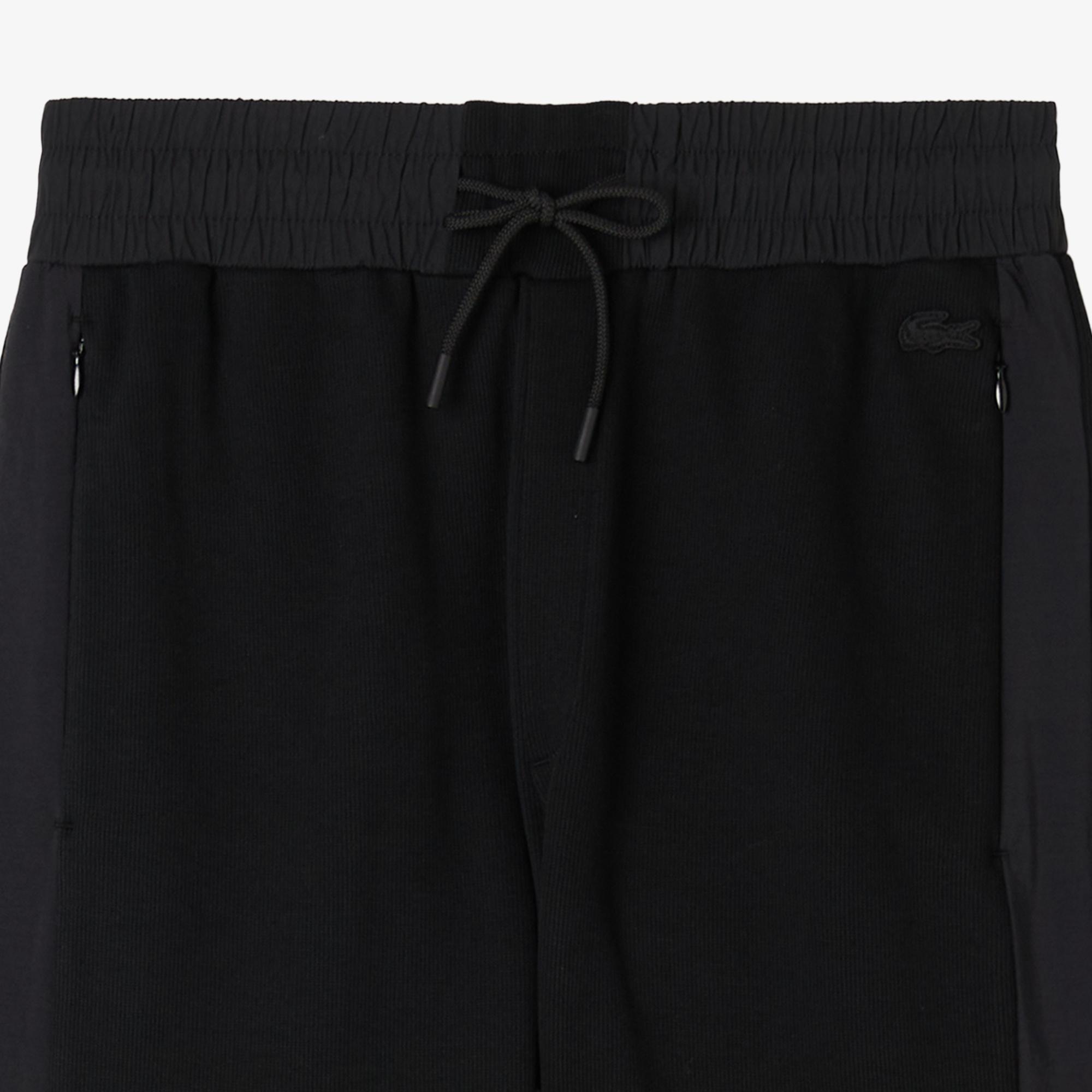 Erkek Classic Fit Siyah Eşofman Altı
