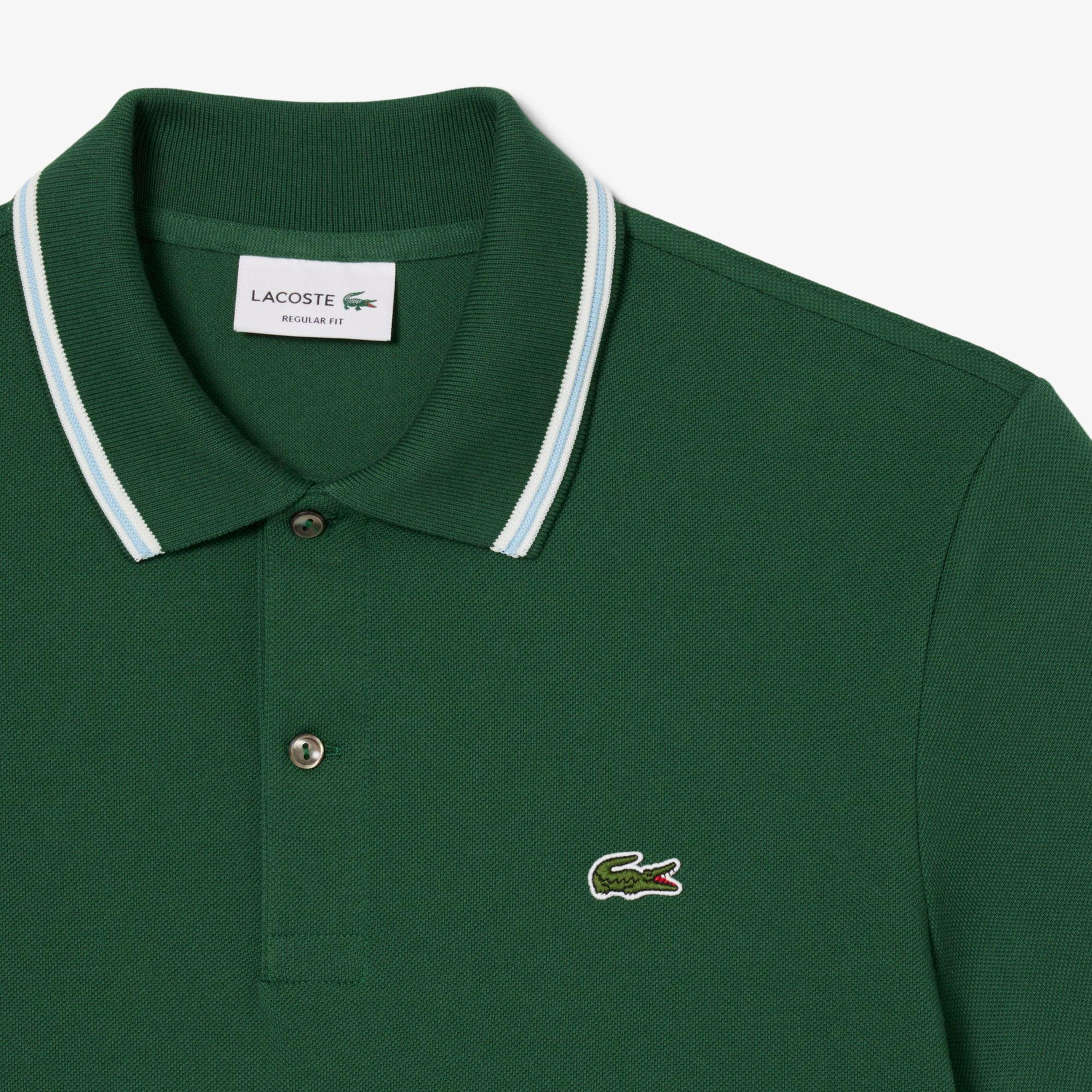 L.12.12 Erkek Regular Fit Yeşil Polo