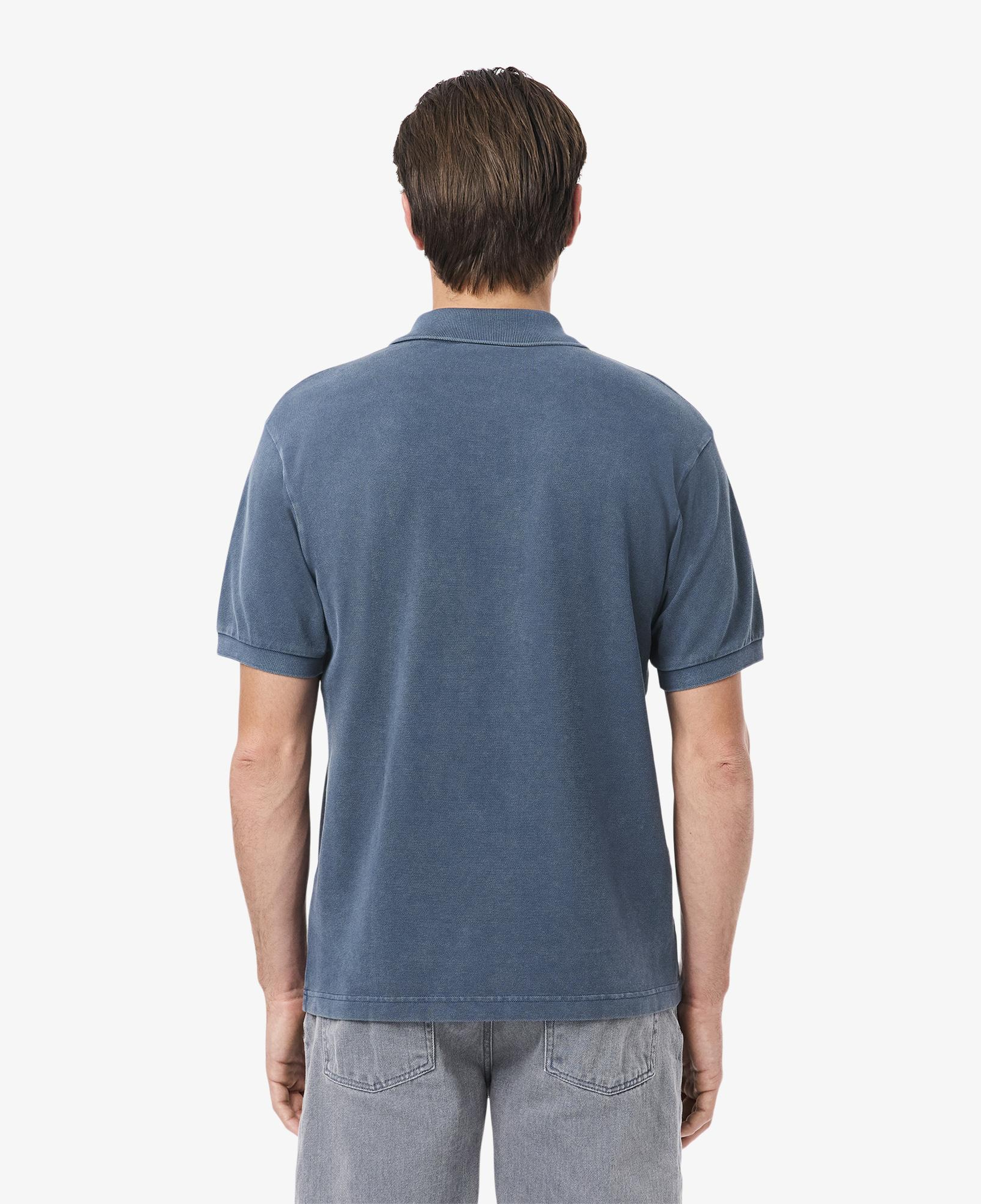 L.12.12 Erkek Classic Fit Mavi Polo