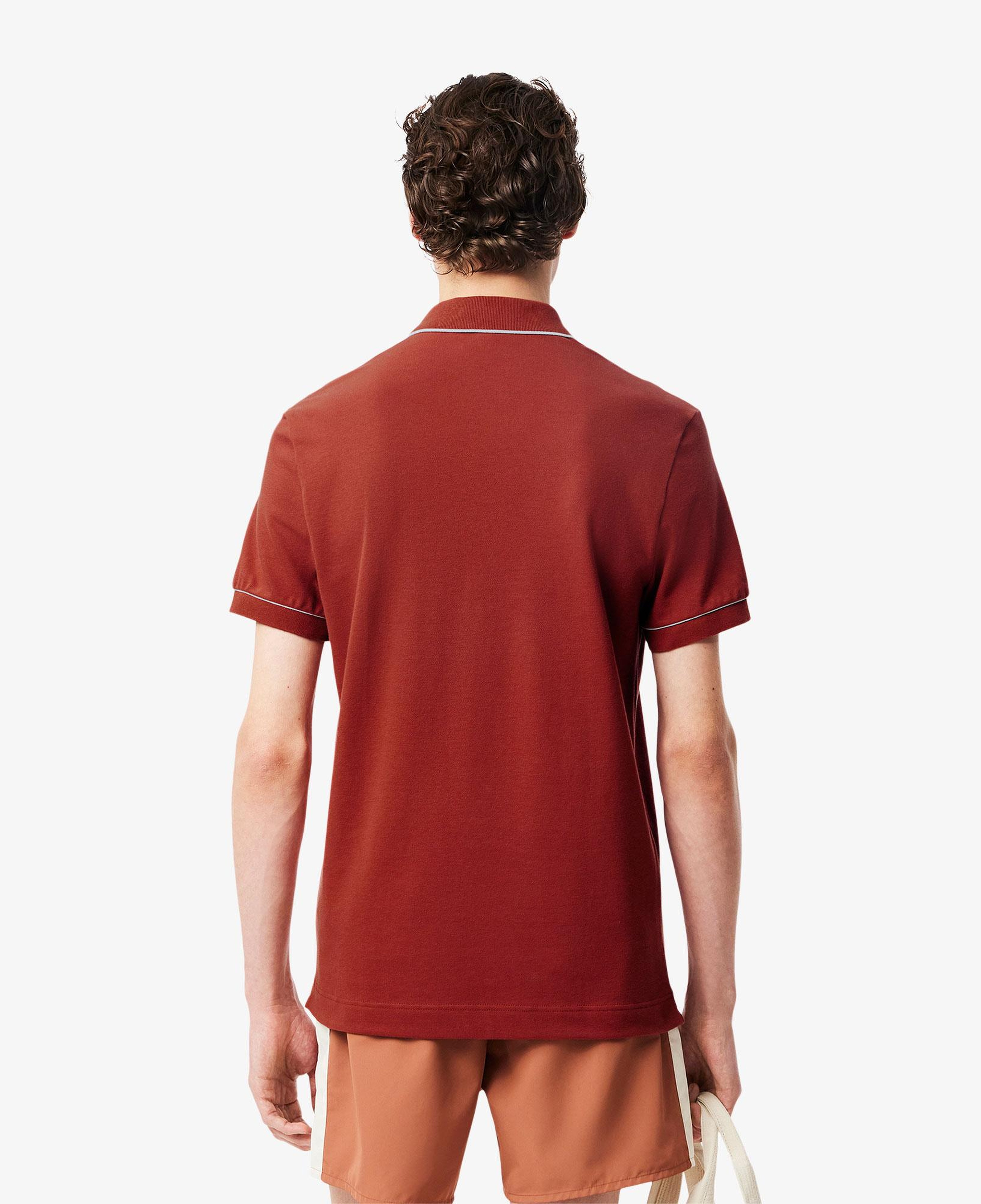 Erkek Regular Fit Organik Pamuk Kahverengi Paris Polo