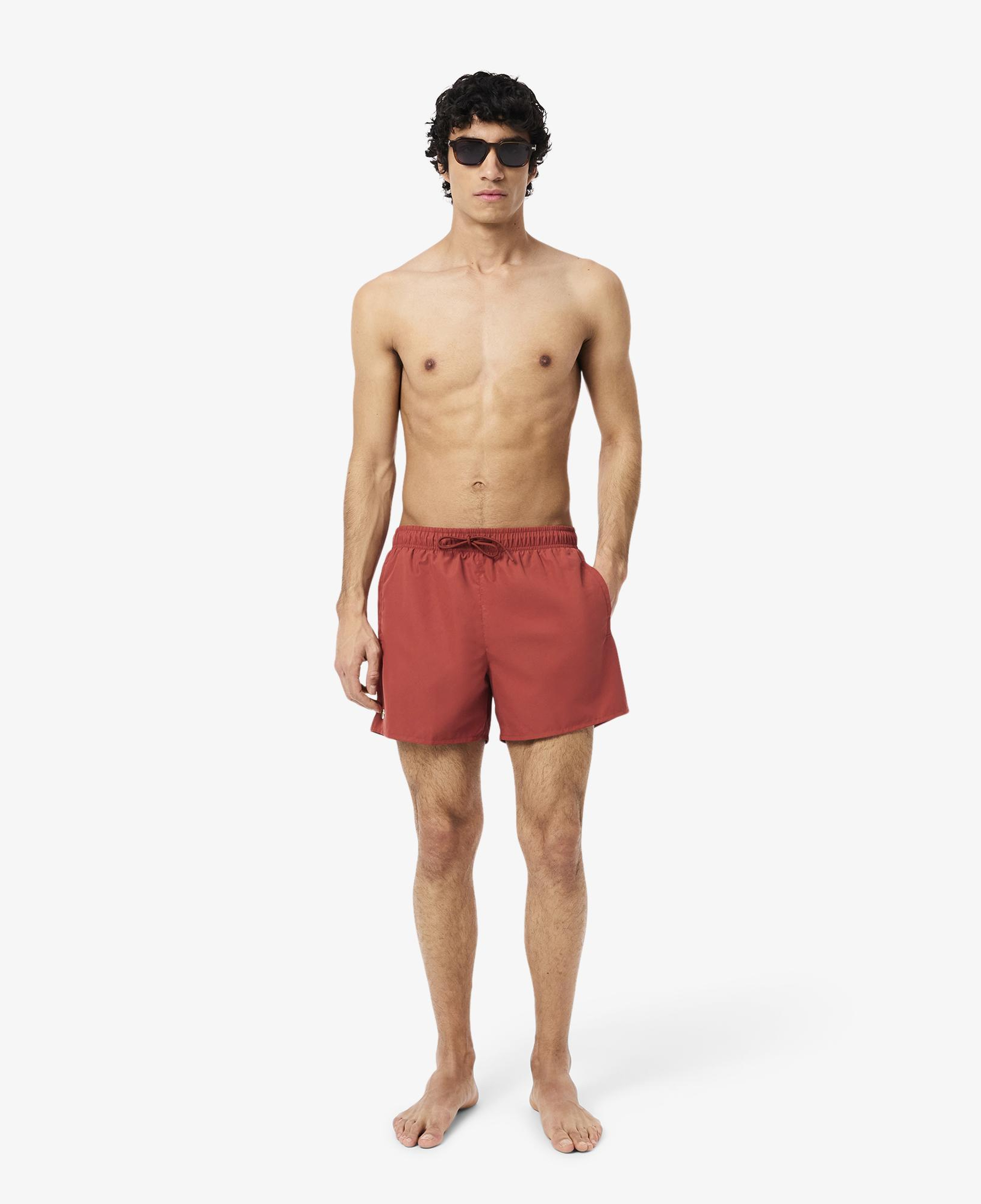 Lacoste Erkek Bordo Deniz Şortu