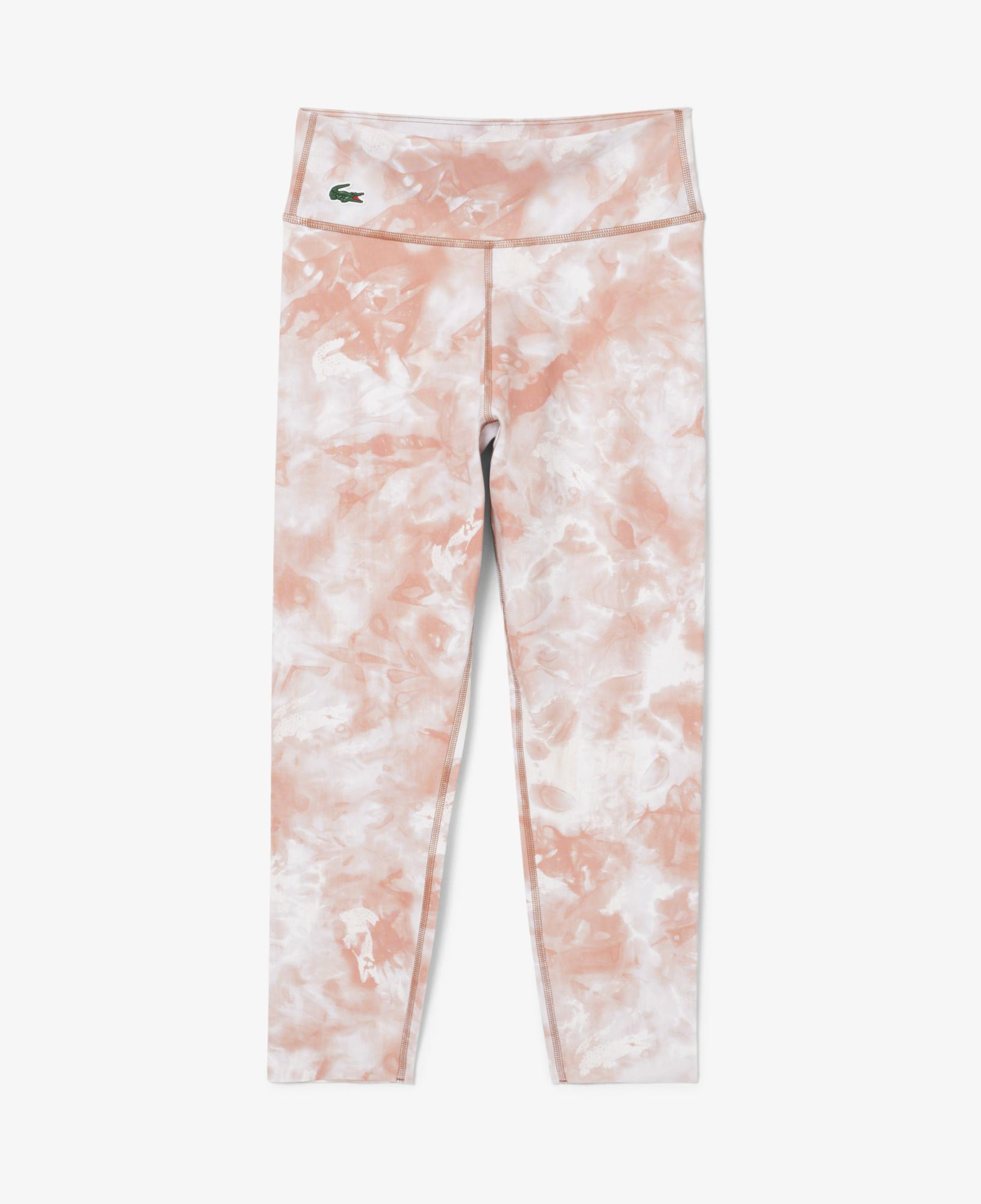 Kadın Slim Fit Desenli Pembe Tayt