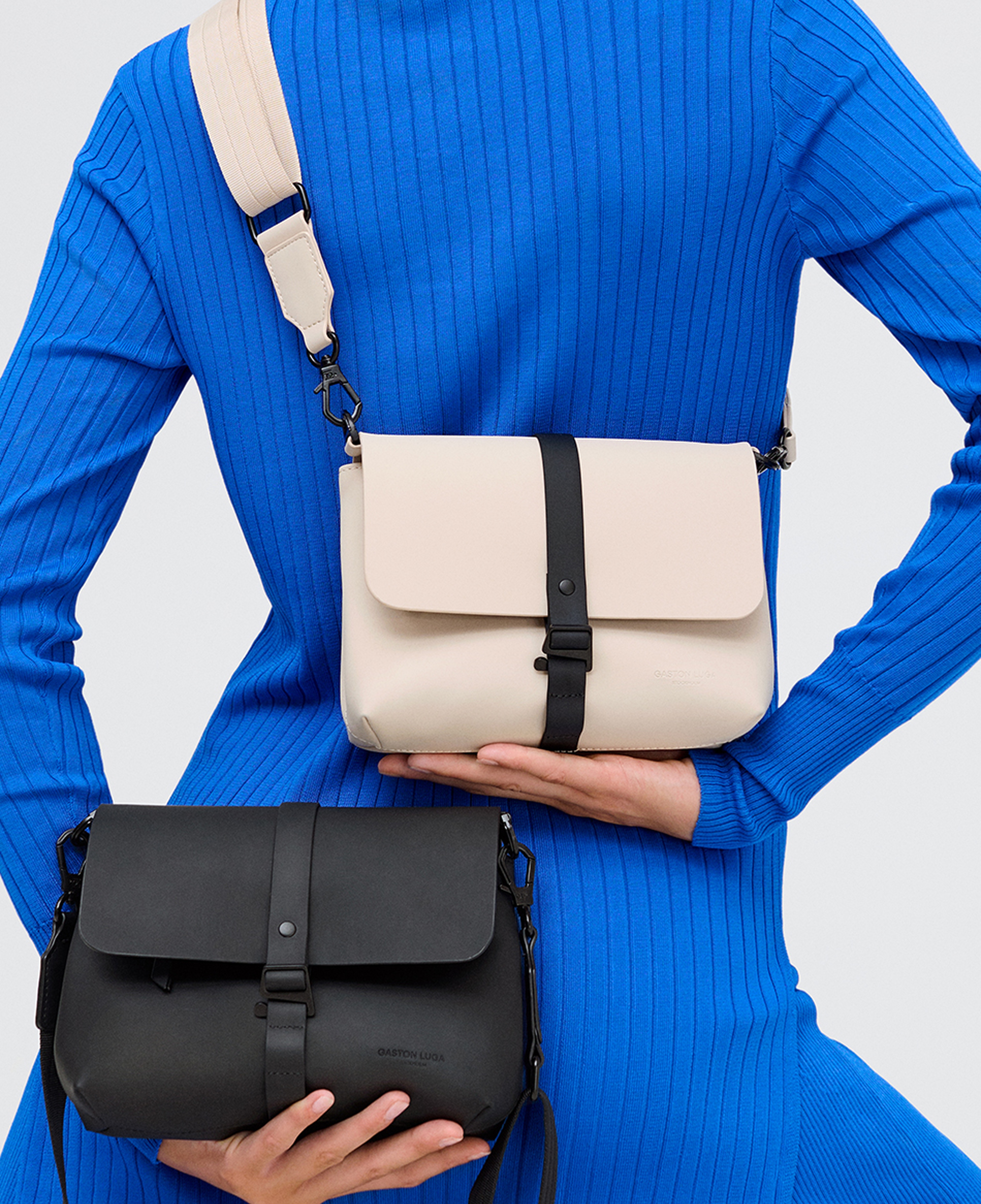 Gaston Luga Spläsh Crossbody Bag - Cloud Cream