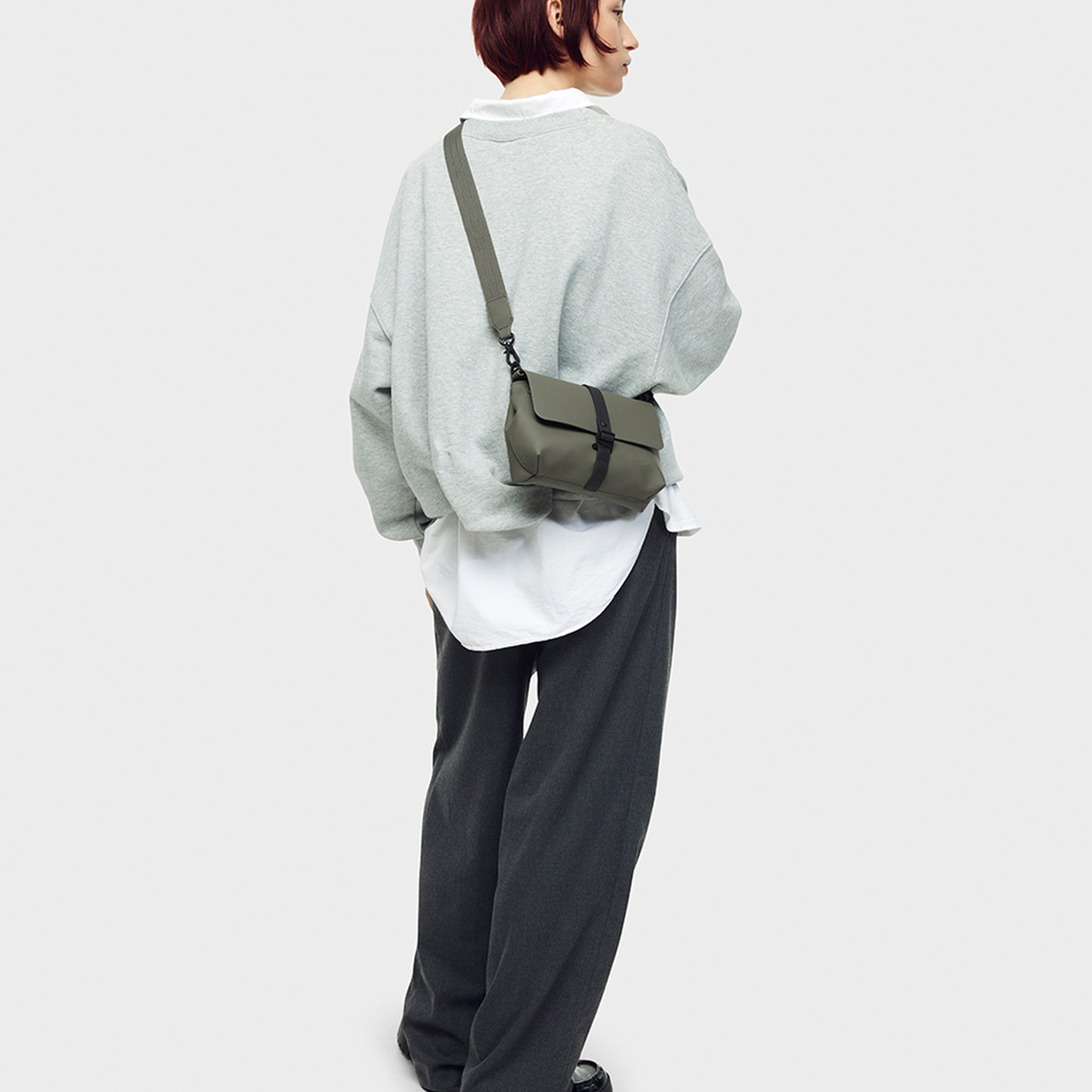 Gaston Luga Spläsh Crossbody Bag - Olive