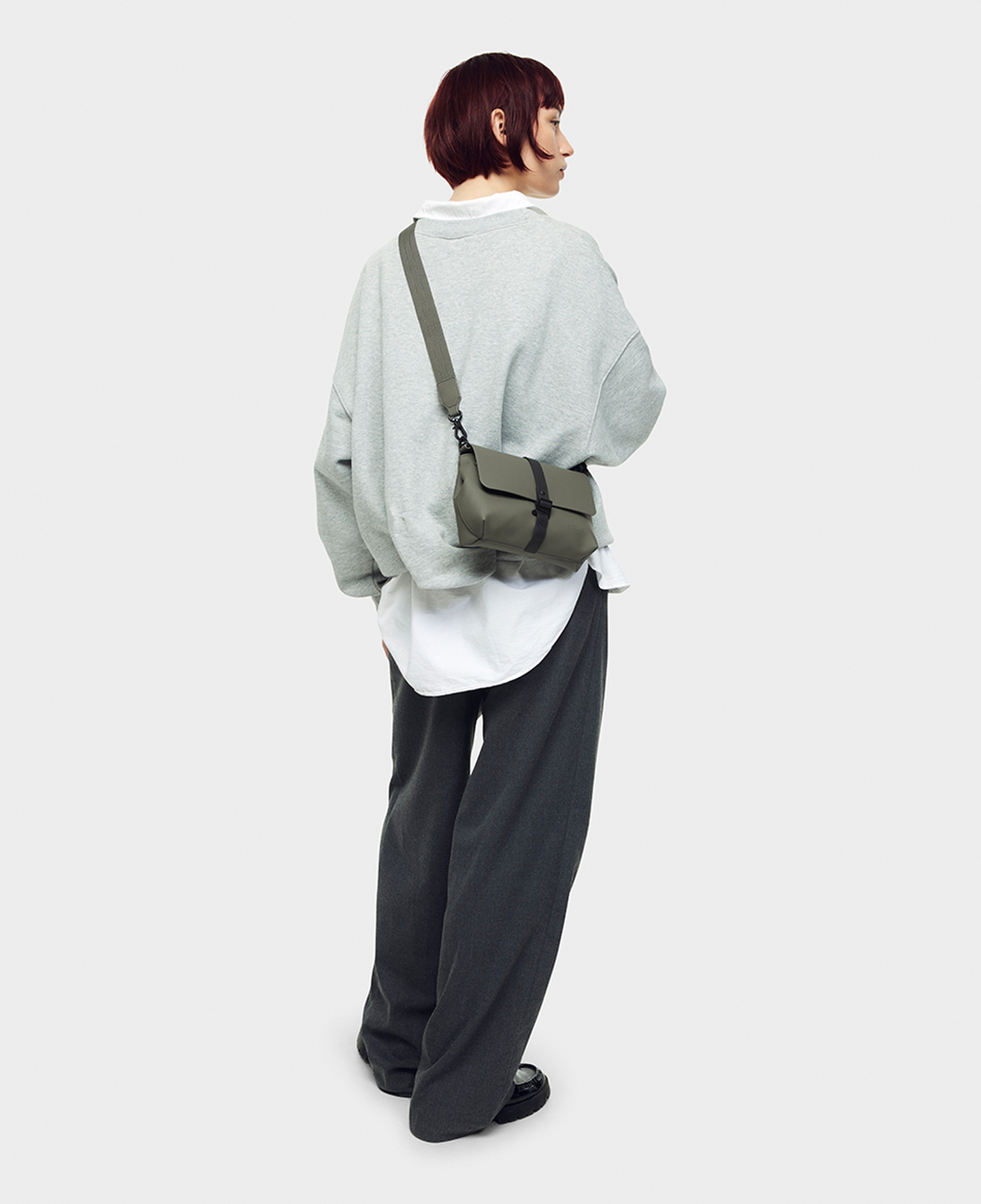 Gaston Luga Spläsh Crossbody Bag - Olive