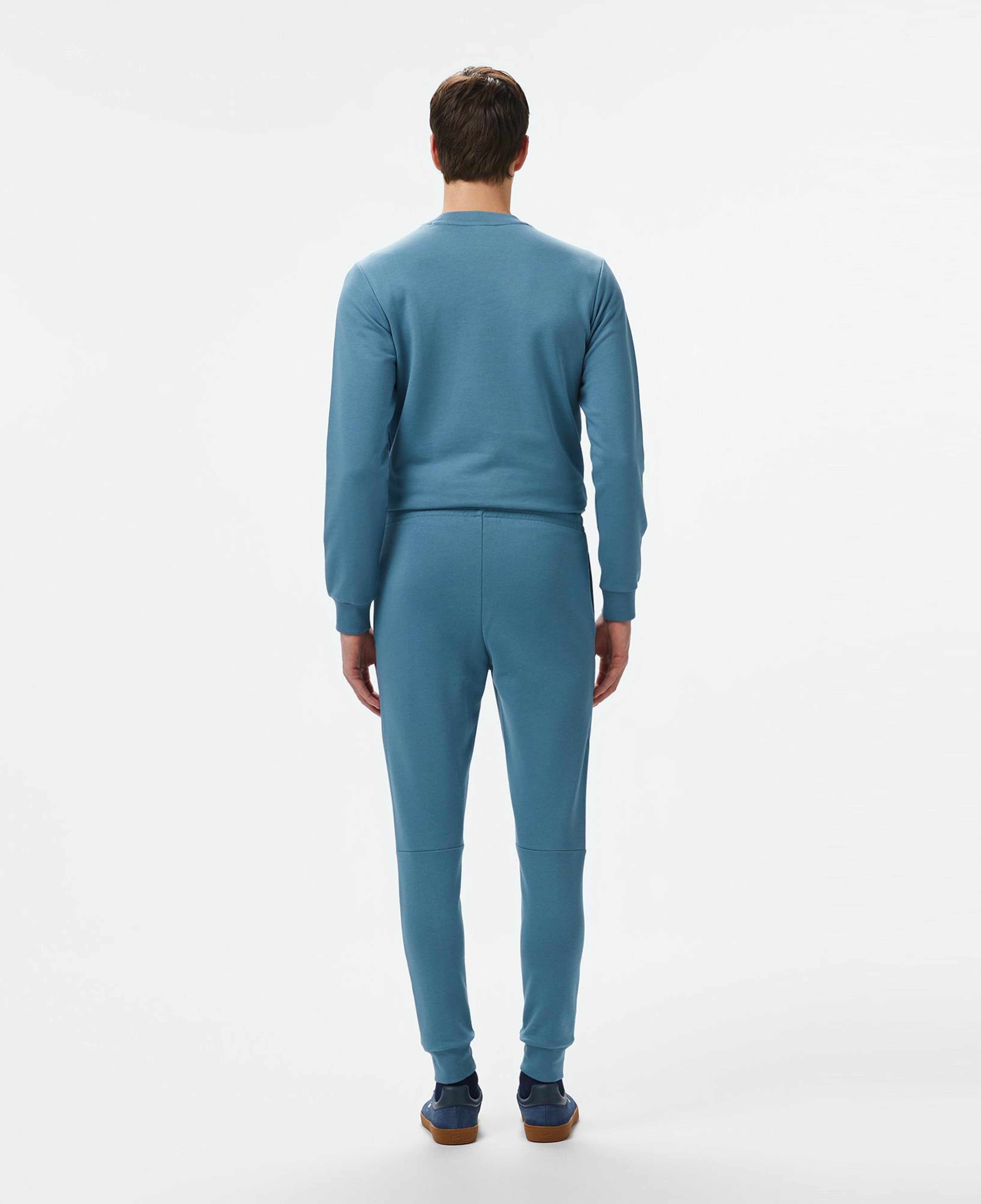 Erkek Slim Fit Organik Pamuk Mavi Eşofman Altı