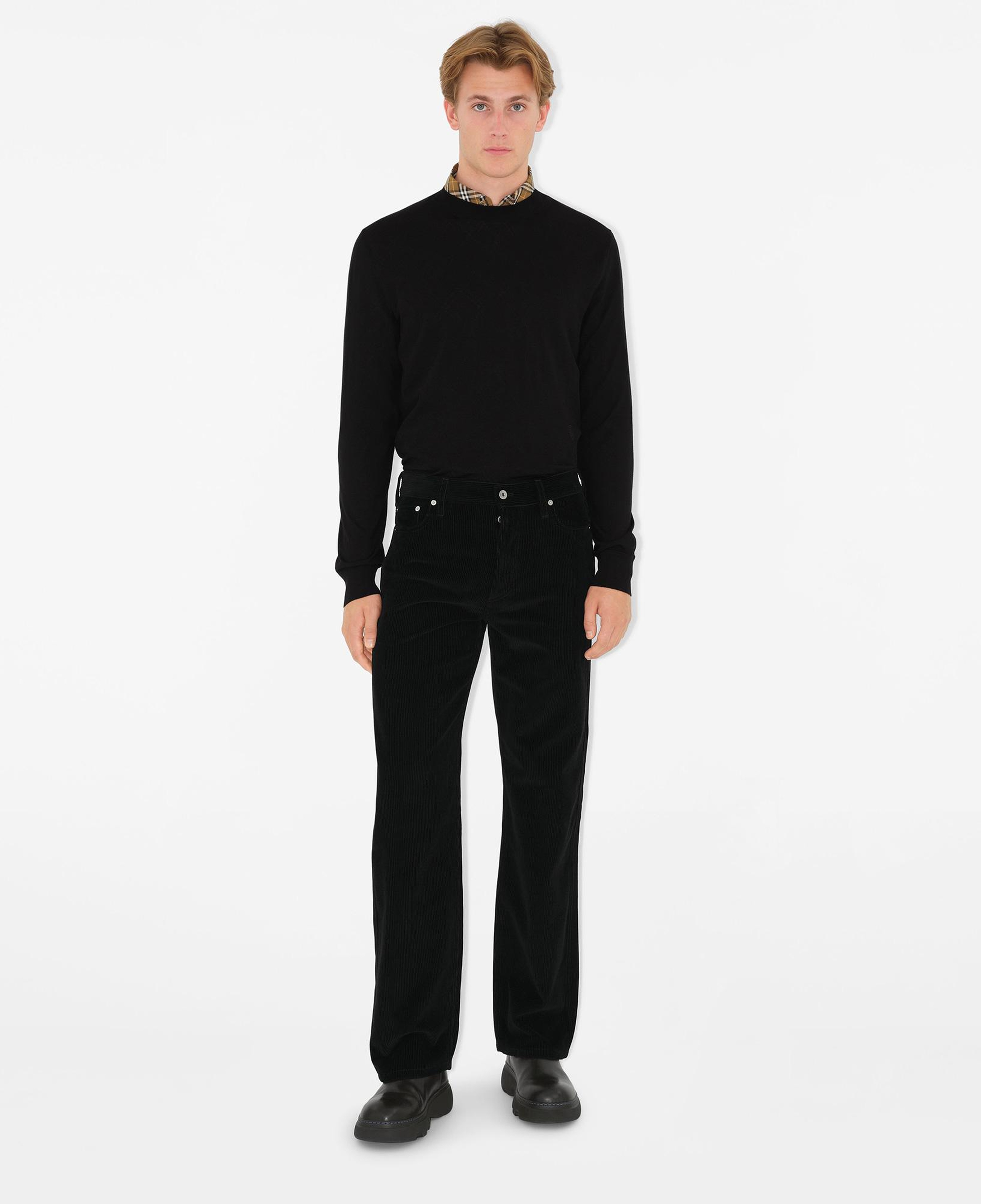 Burberry Pai Wool Erkek Siyah Kazak