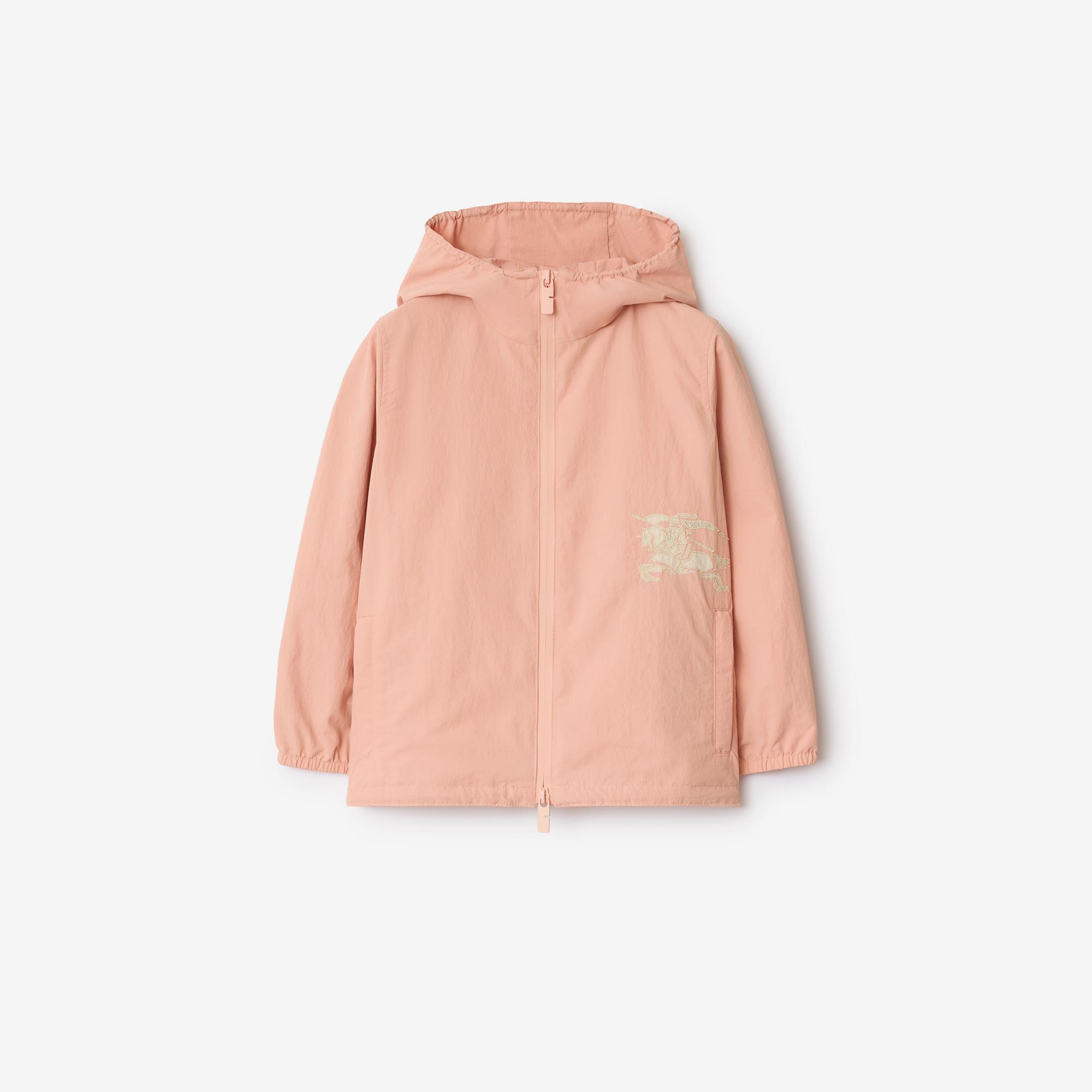 Burberry Roman Nylon Hooded Çocuk Pembe Mont