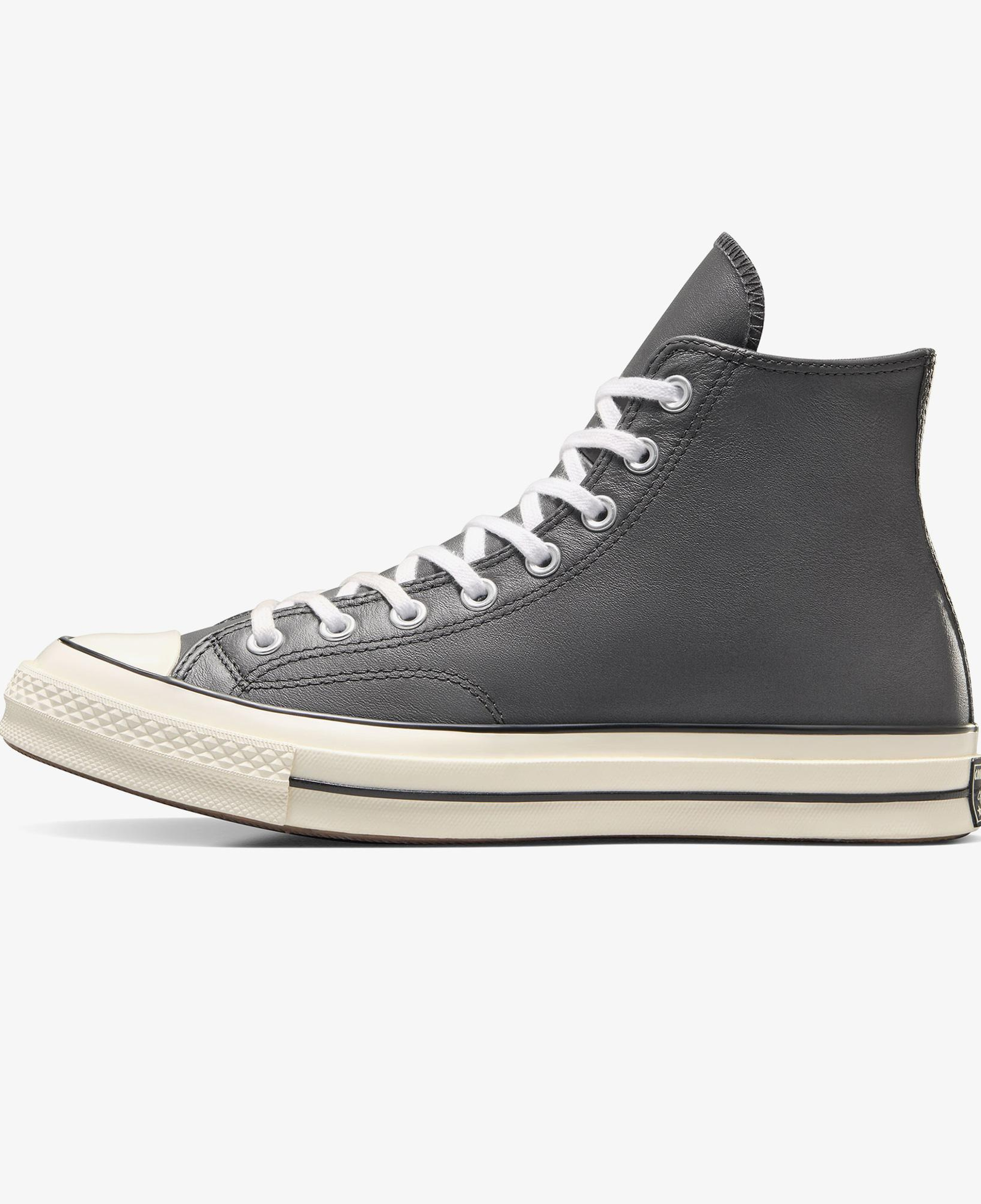 Converse Chuck 70 Unisex Gri Deri Sneaker