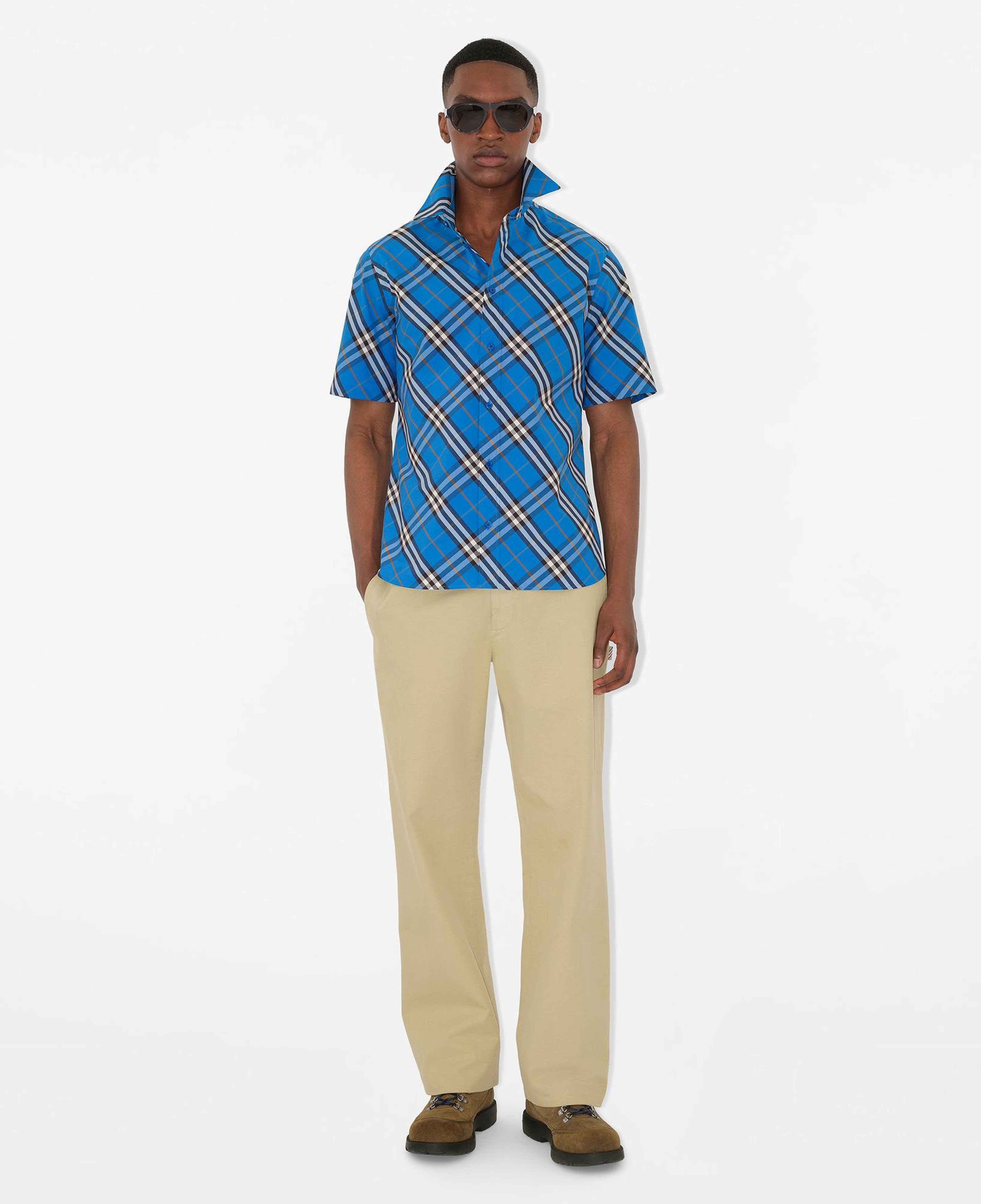 Burberry Erkek Mor Gömlek