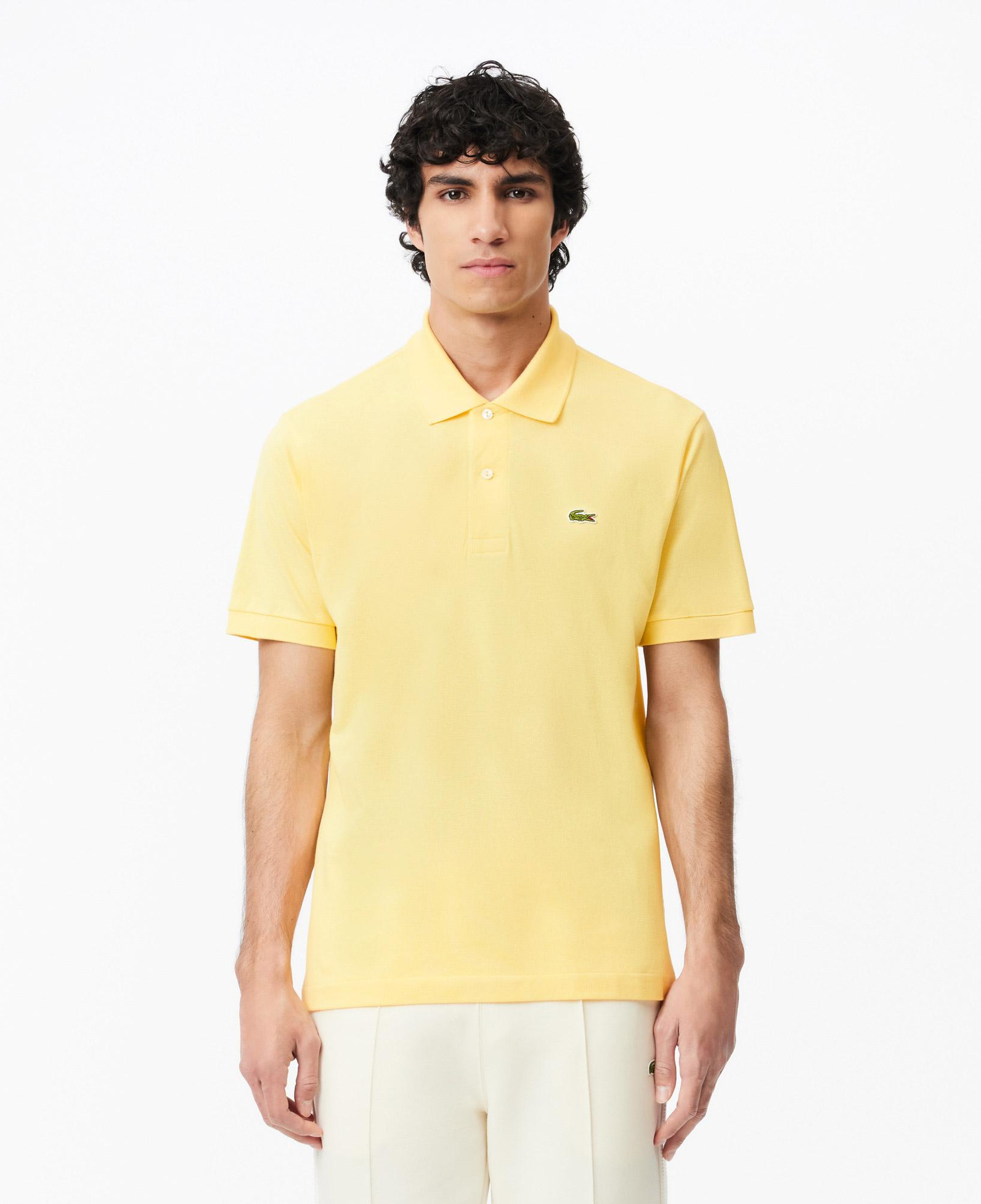 L.12.12 Erkek Classic Fit Sarı Polo