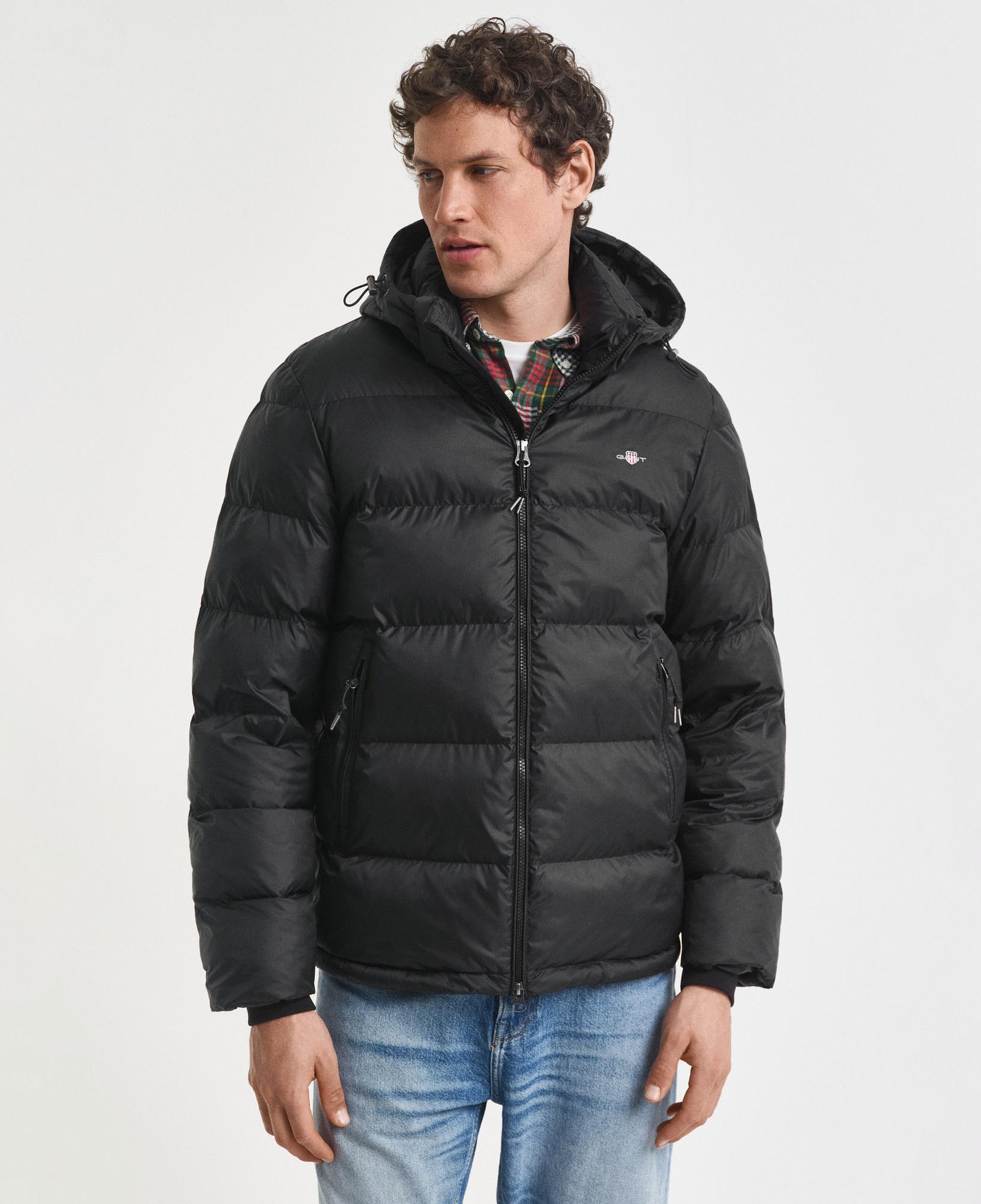 GANT Erkek Siyah Regular Fit Active Cloud Mont