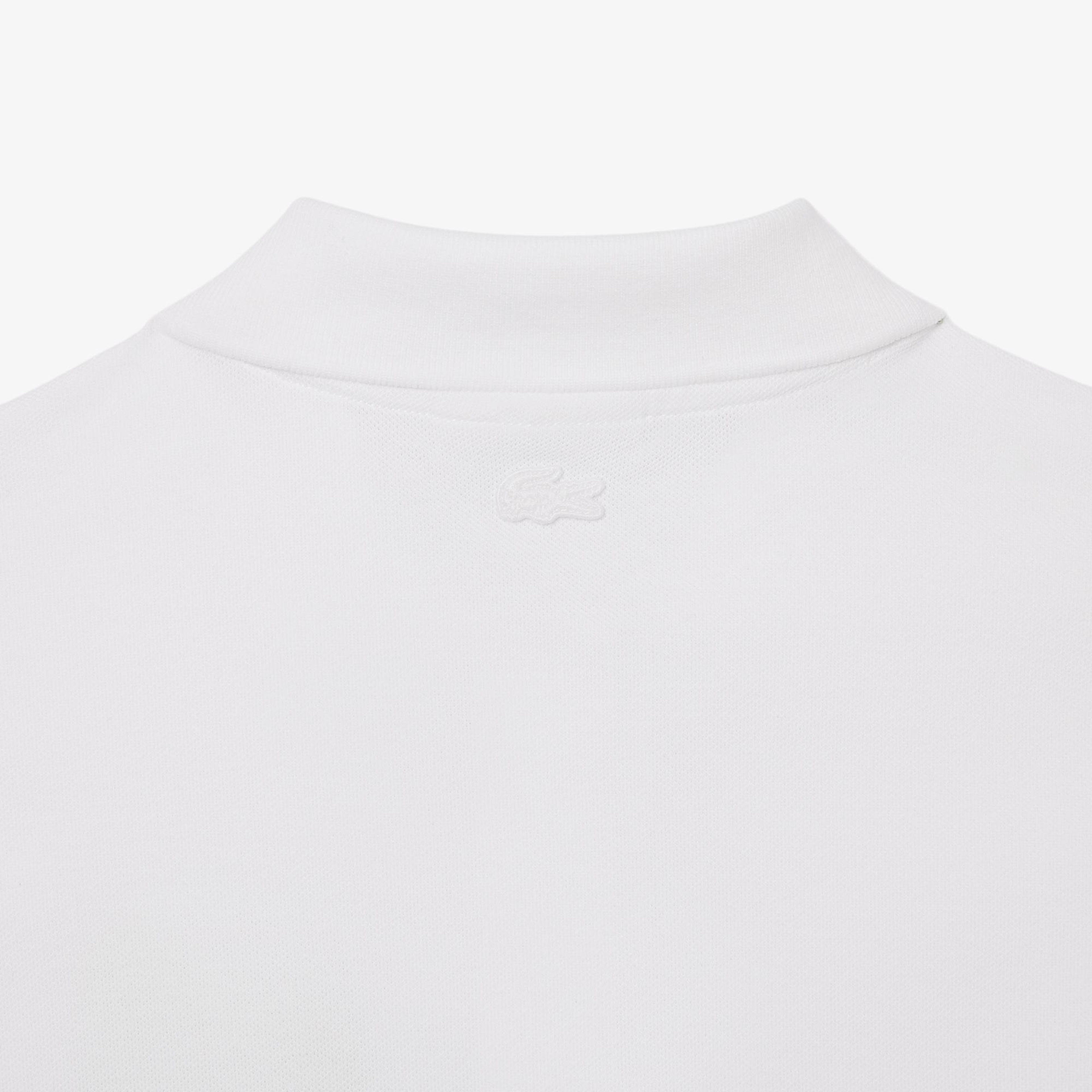Lacoste Kadın Slim Fit Beyaz Polo