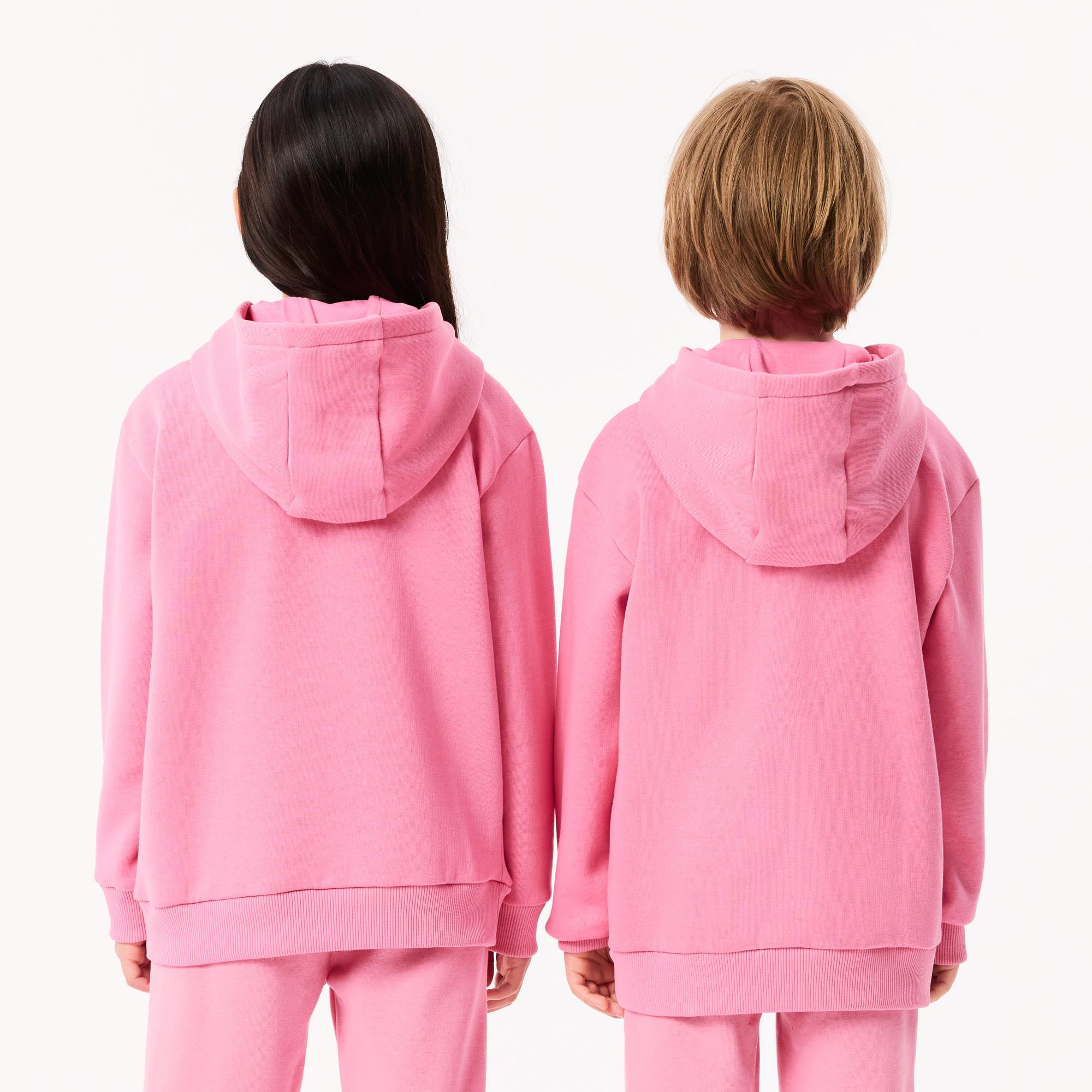 Çocuk Kapüşonlu Pembe Sweatshirt