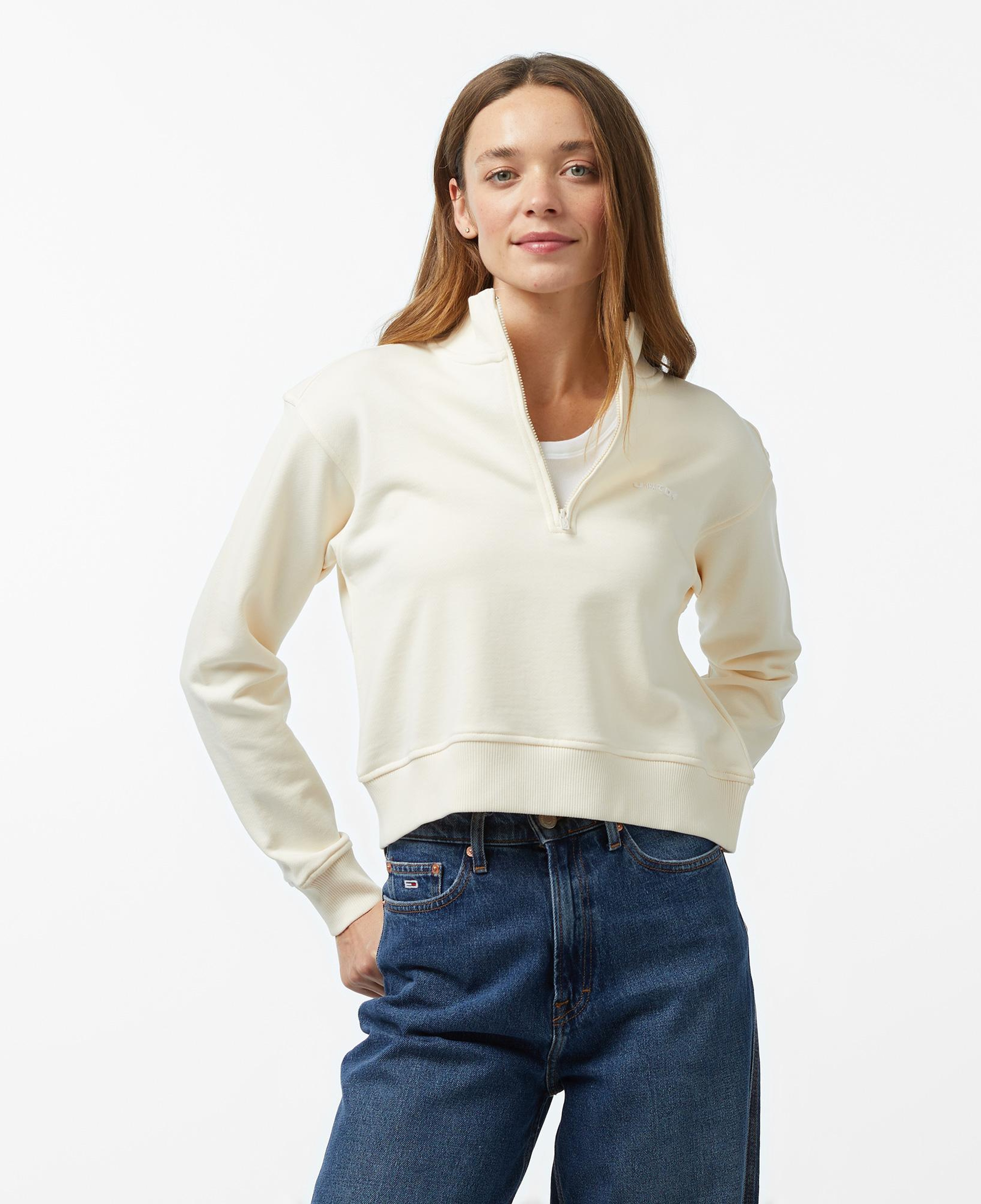 UNITED4 Kadın Krem Sweatshirt