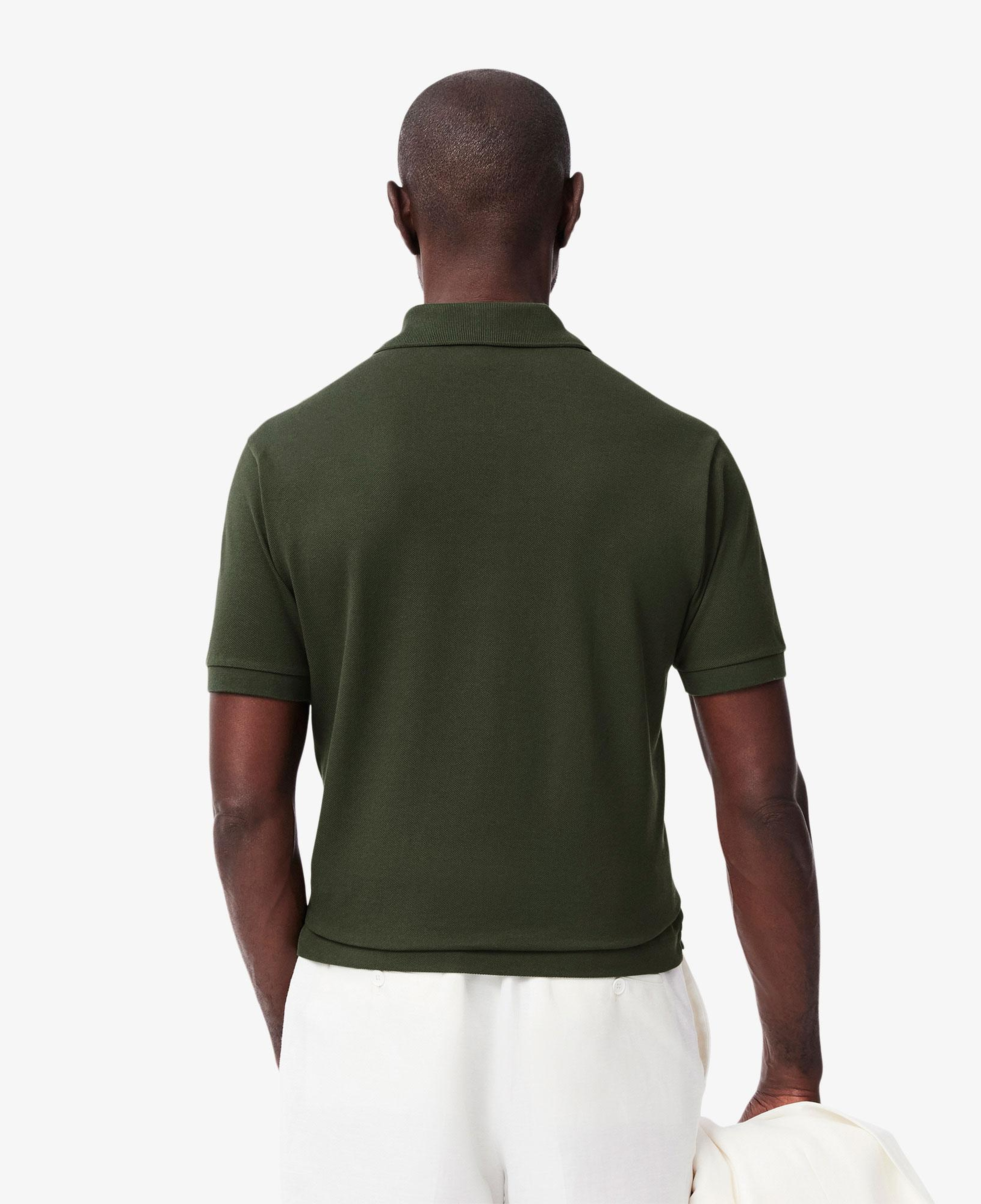 L.12.12 Erkek Classic Fit Koyu Yeşil Polo