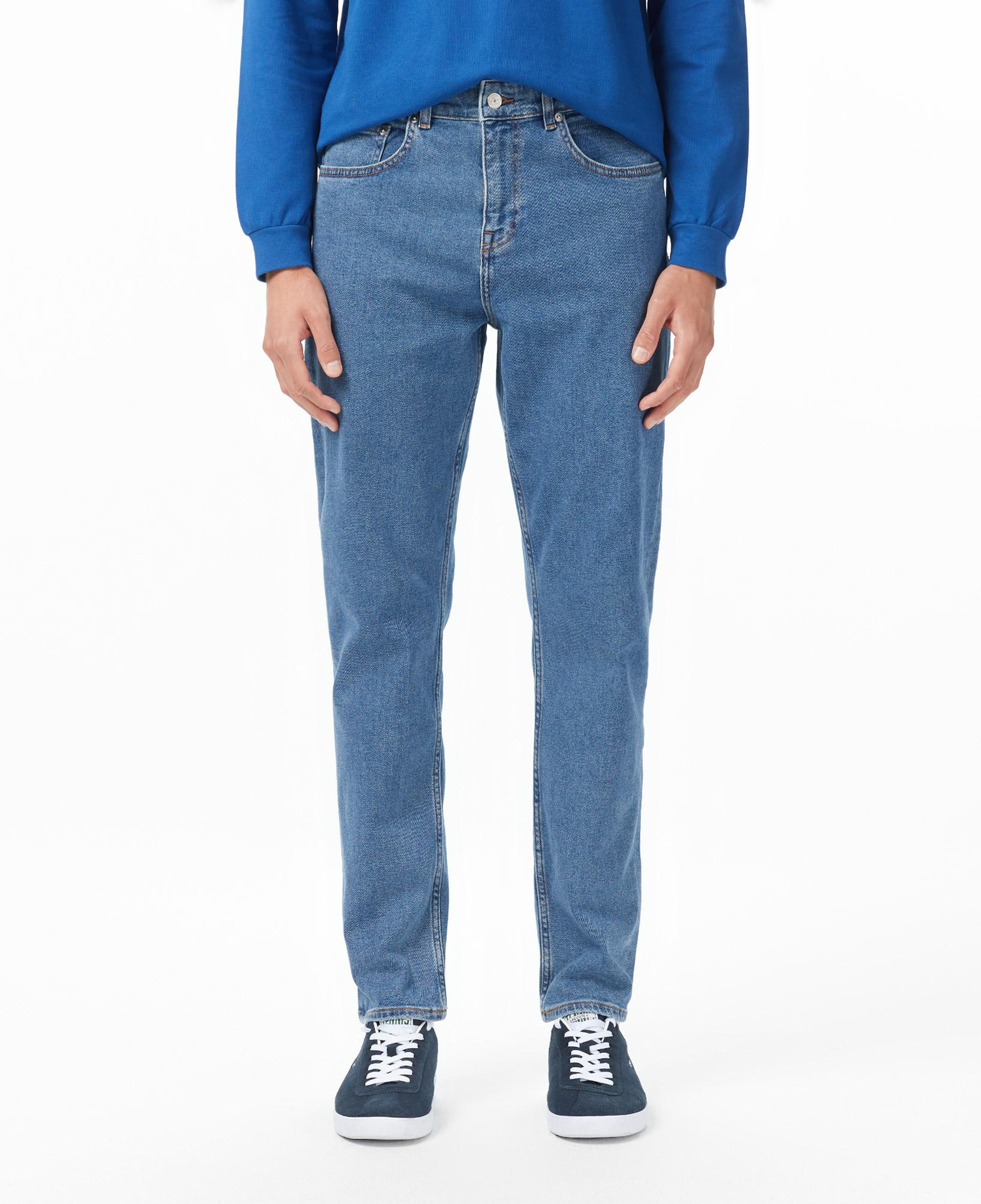Erkek Regular Fit Mavi Jean Pantolon