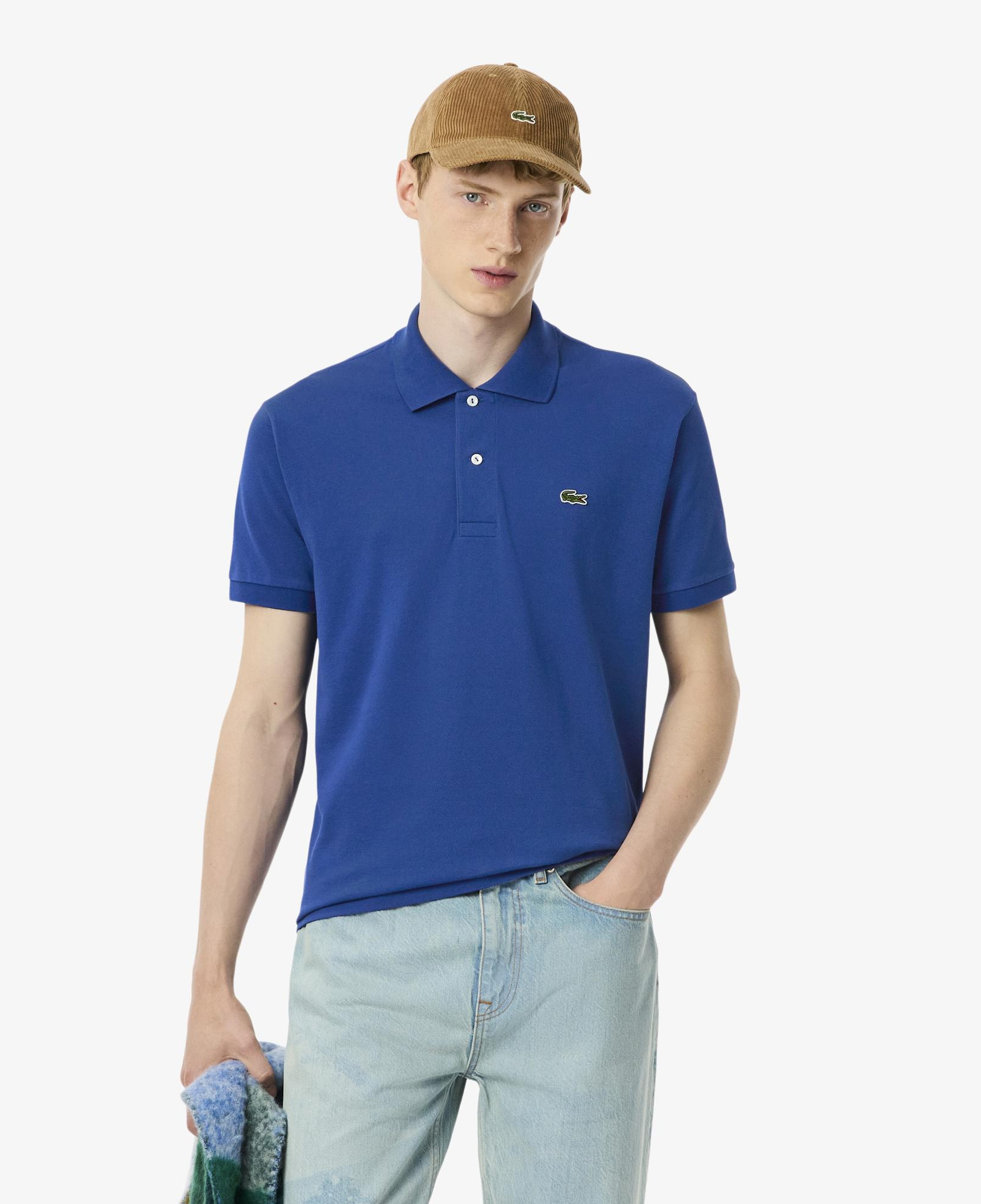 L.12.12 Erkek Classic Fit Koyu Mavi Polo