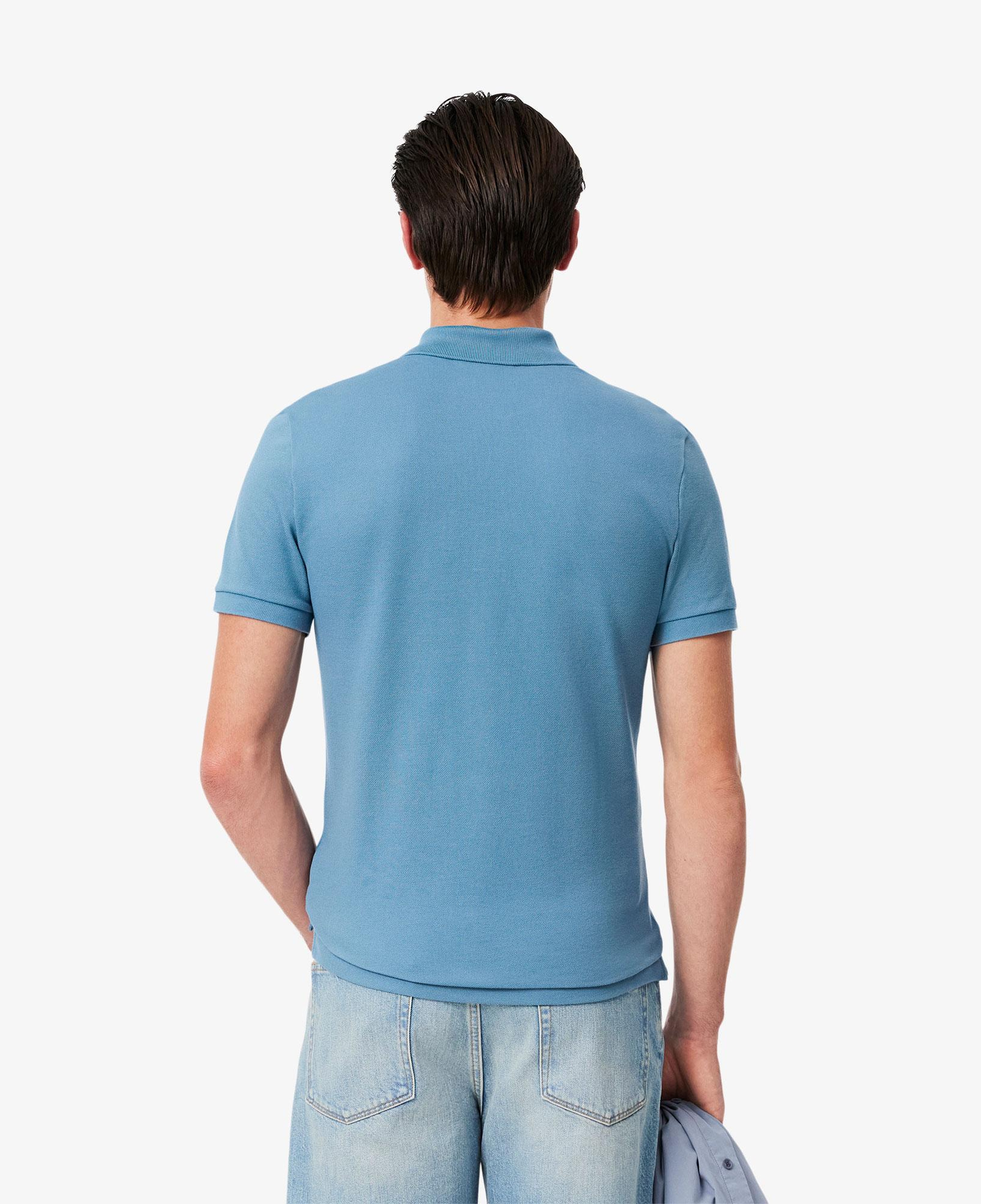 L.12.12 Erkek Slim Fit Mavi Polo