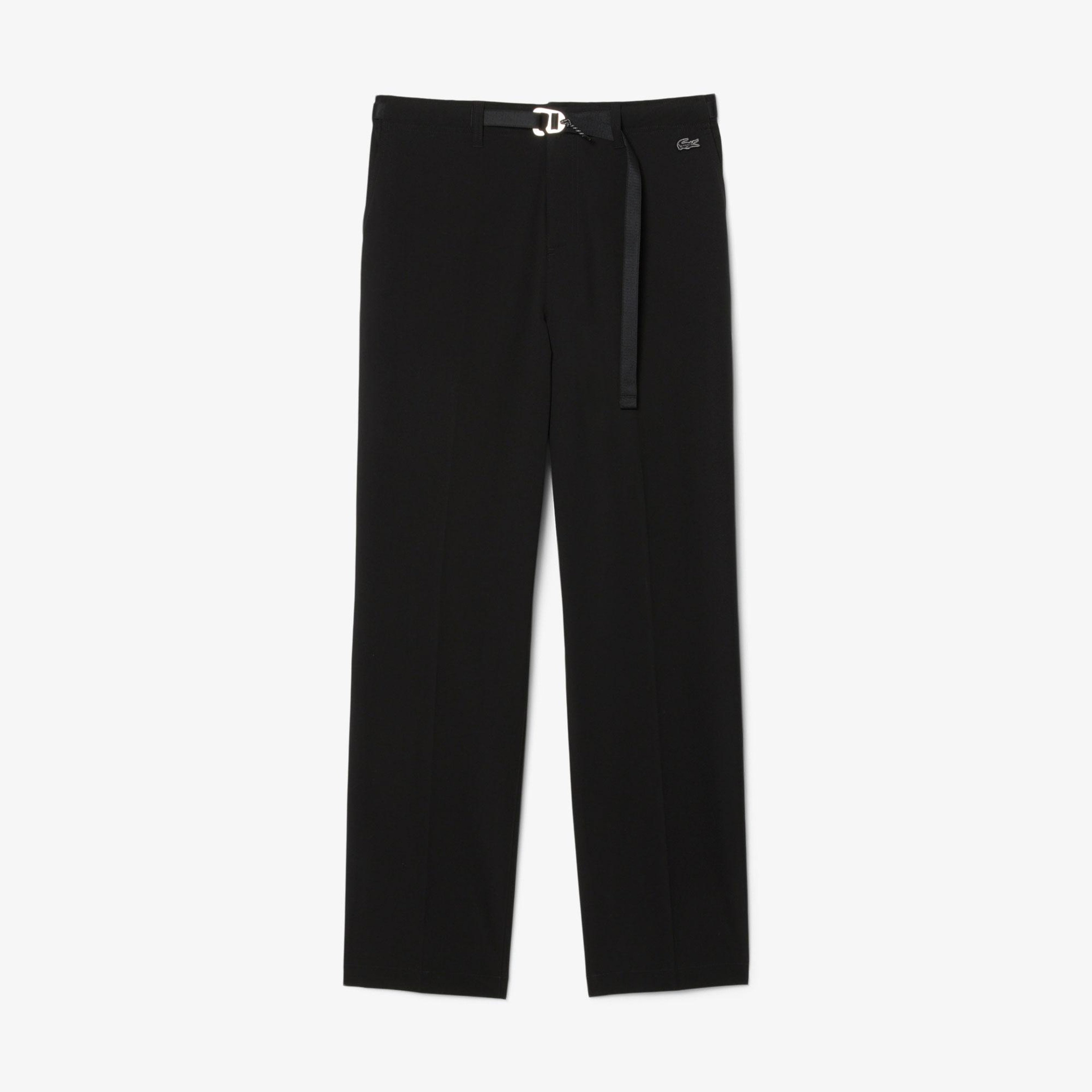 Erkek Straight Fit Siyah Pantolon