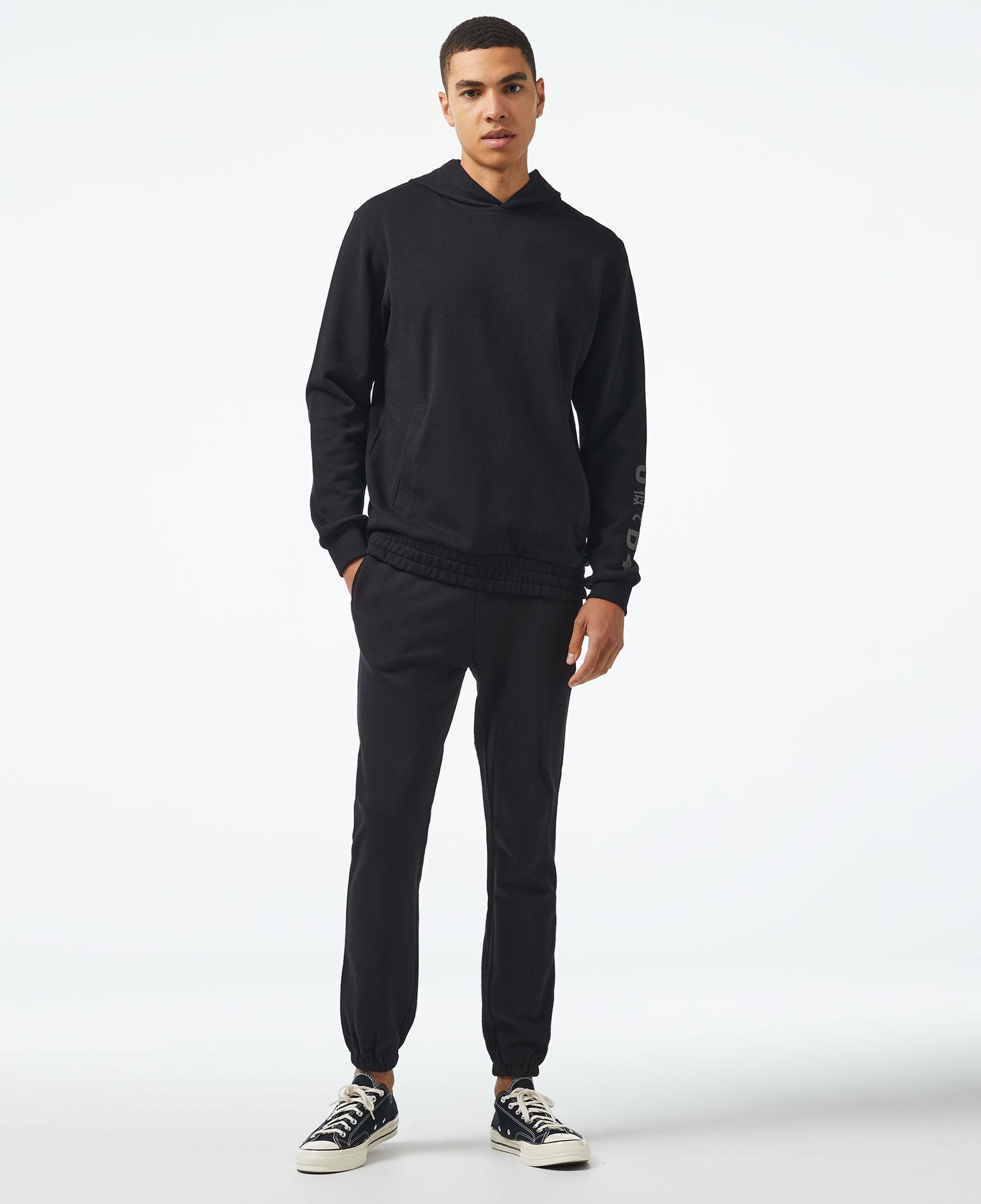 UNITED4 JPN Erkek Siyah Hoodie