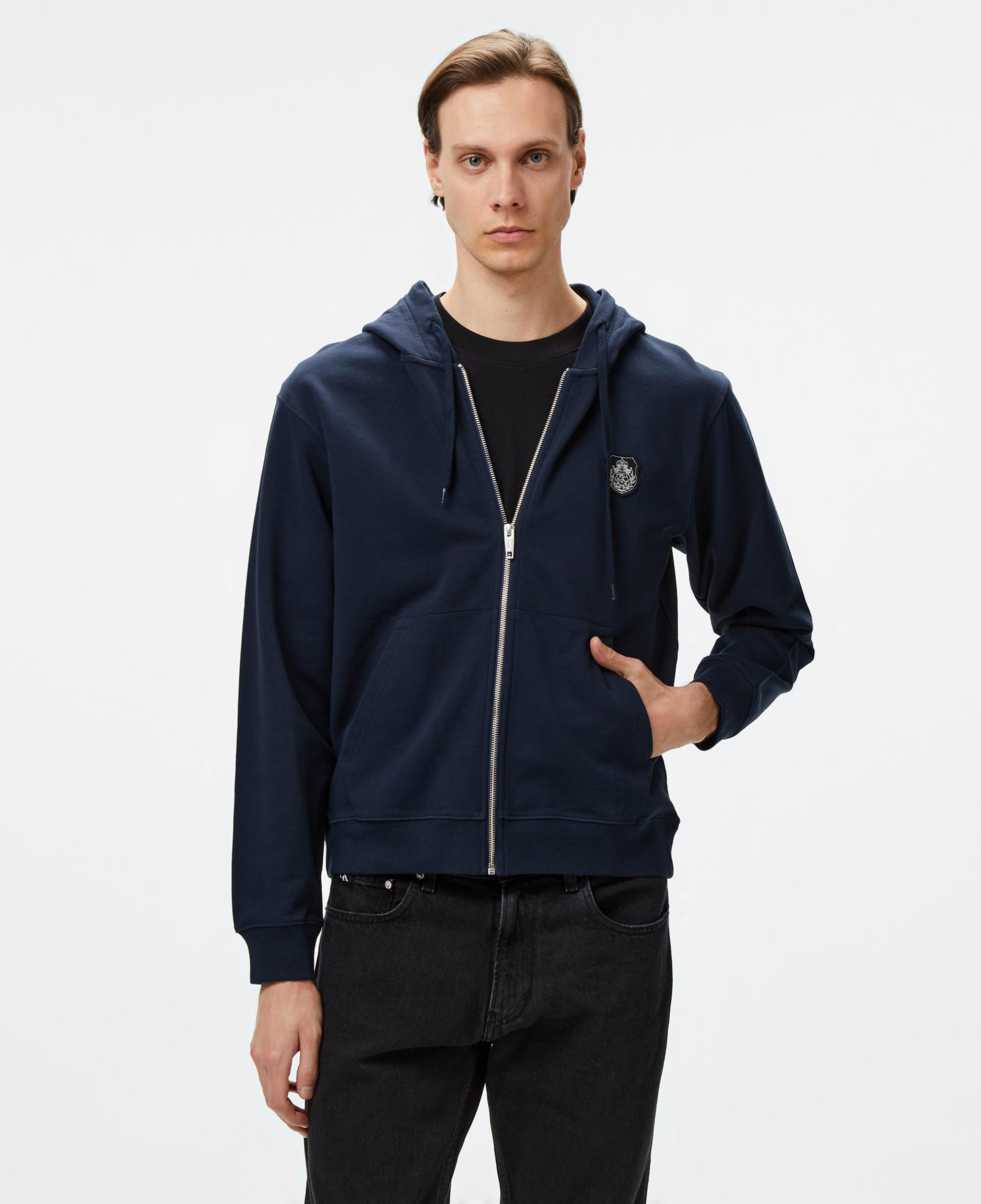 ERKEK KOYU MAVİ SWEATSHIRT