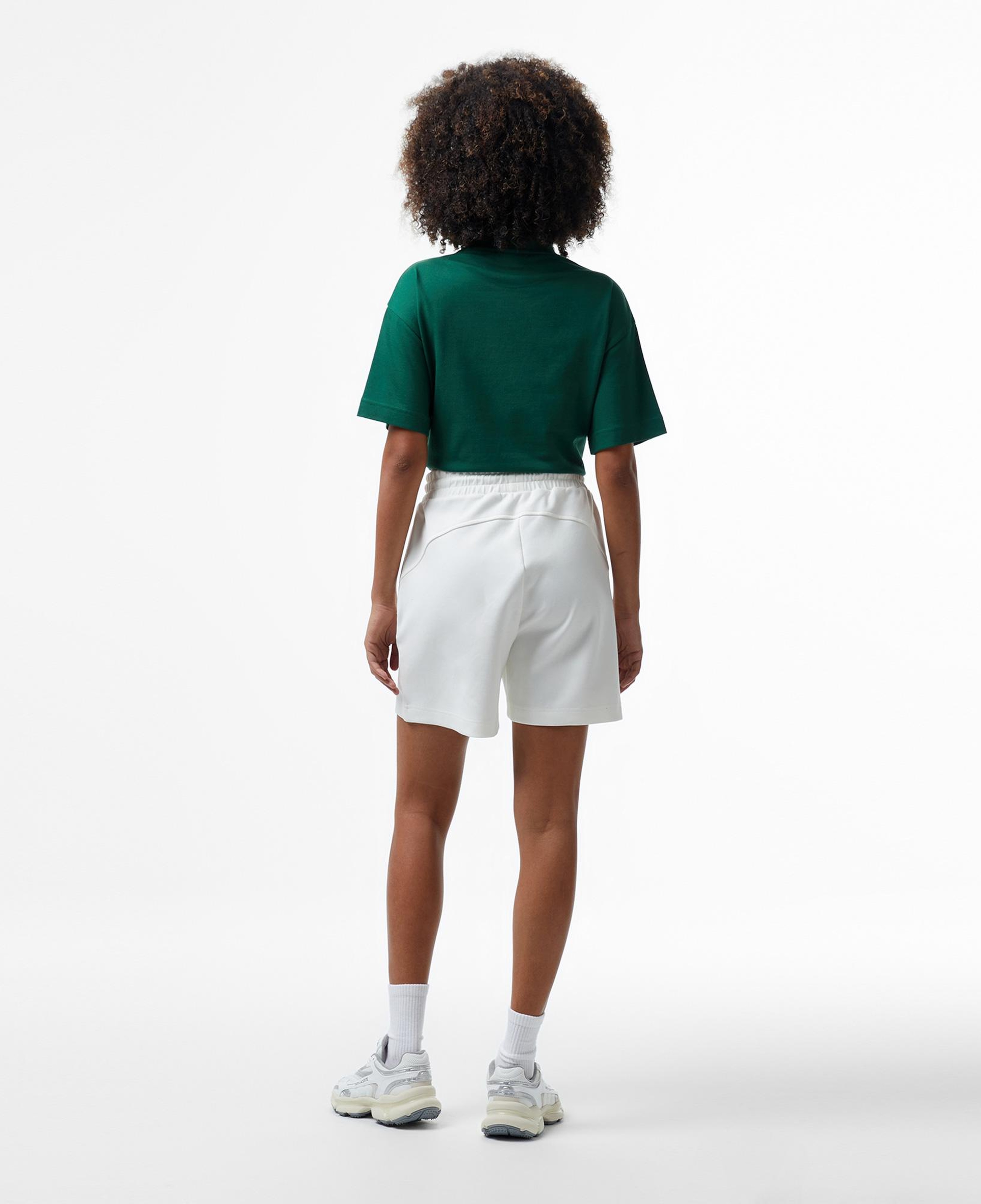Lacoste House of SuperStep x Lacoste Kadın Beyaz Şort