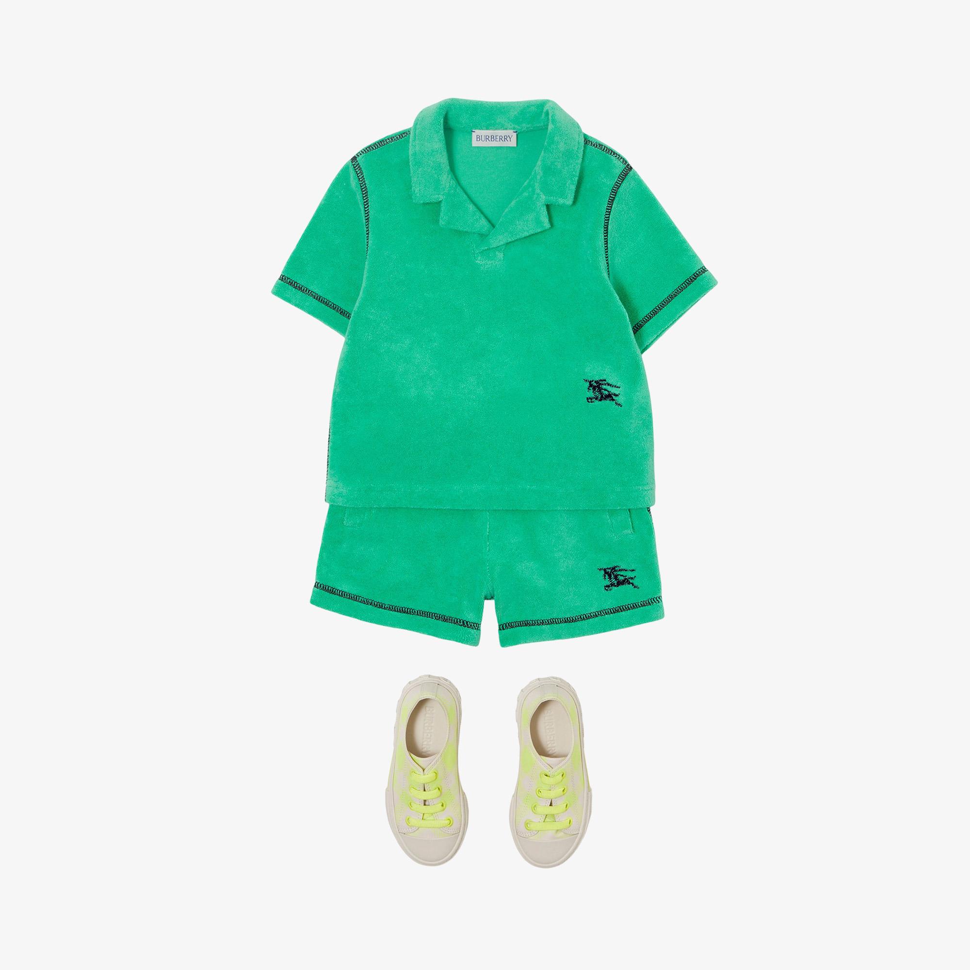 Burberry Çocuk Yeşil Polo