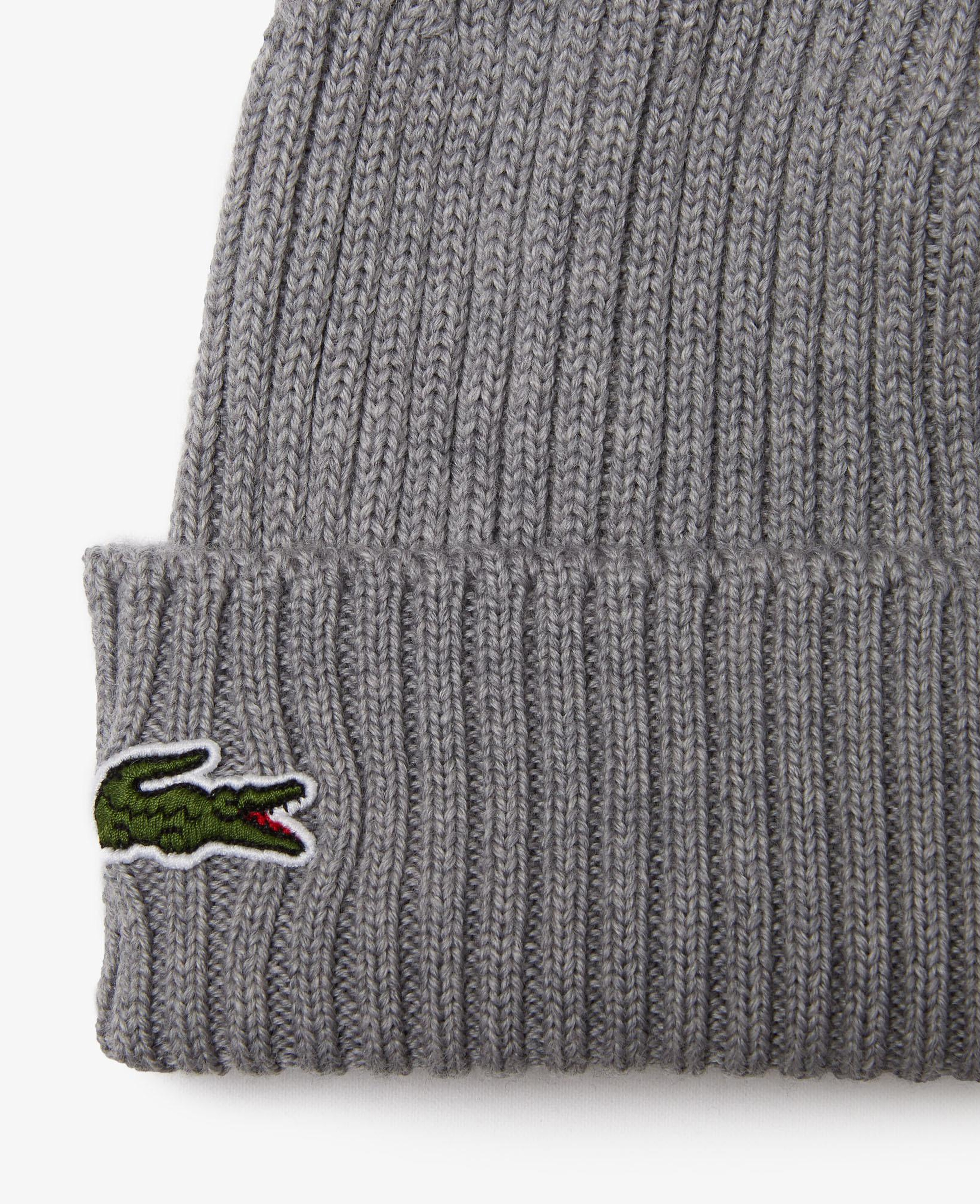 Lacoste Erkek Yün Gri Bere