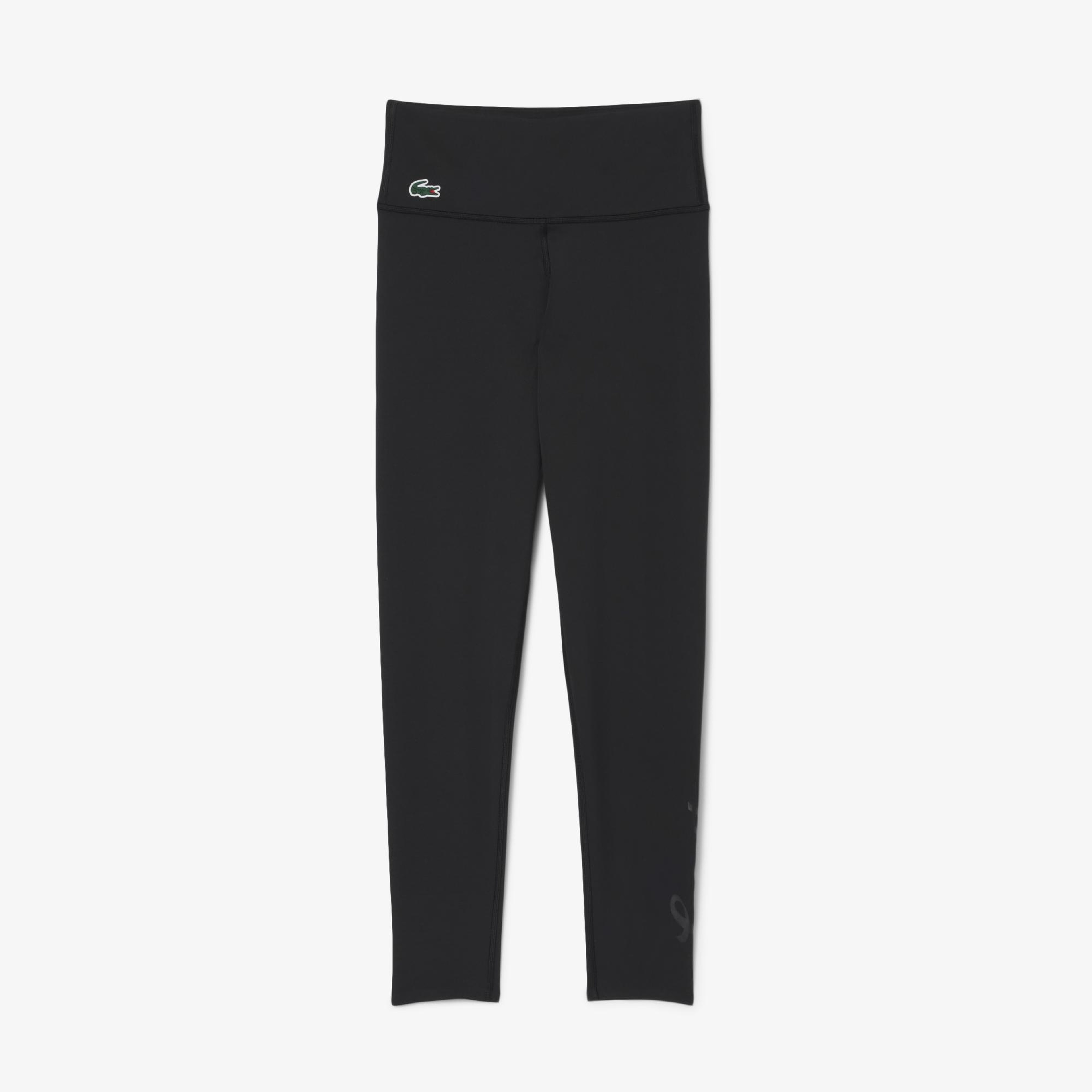Lacoste Kadın Slim Fit Siyah Tayt