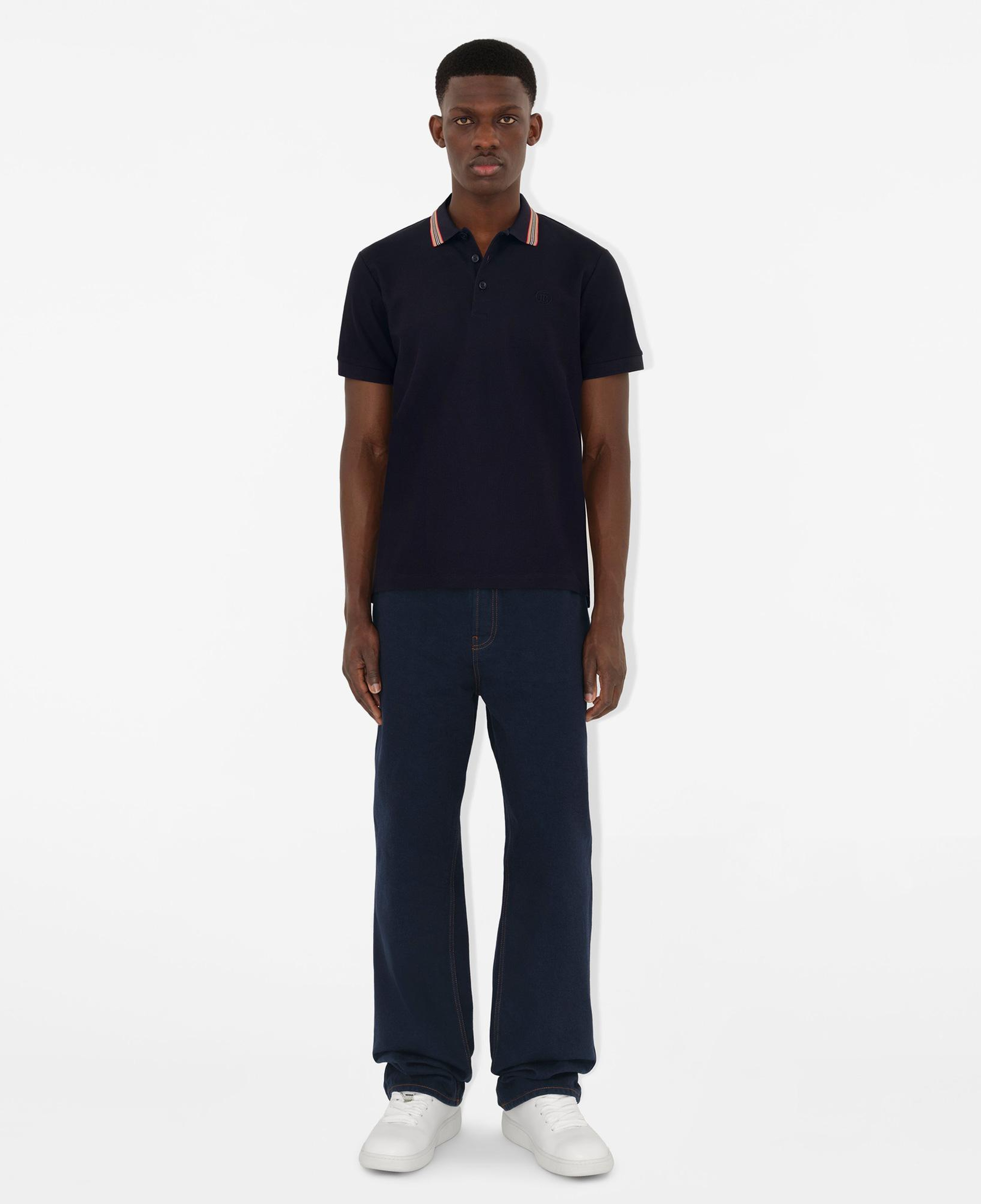 Burberry Erkek Mavi Polo