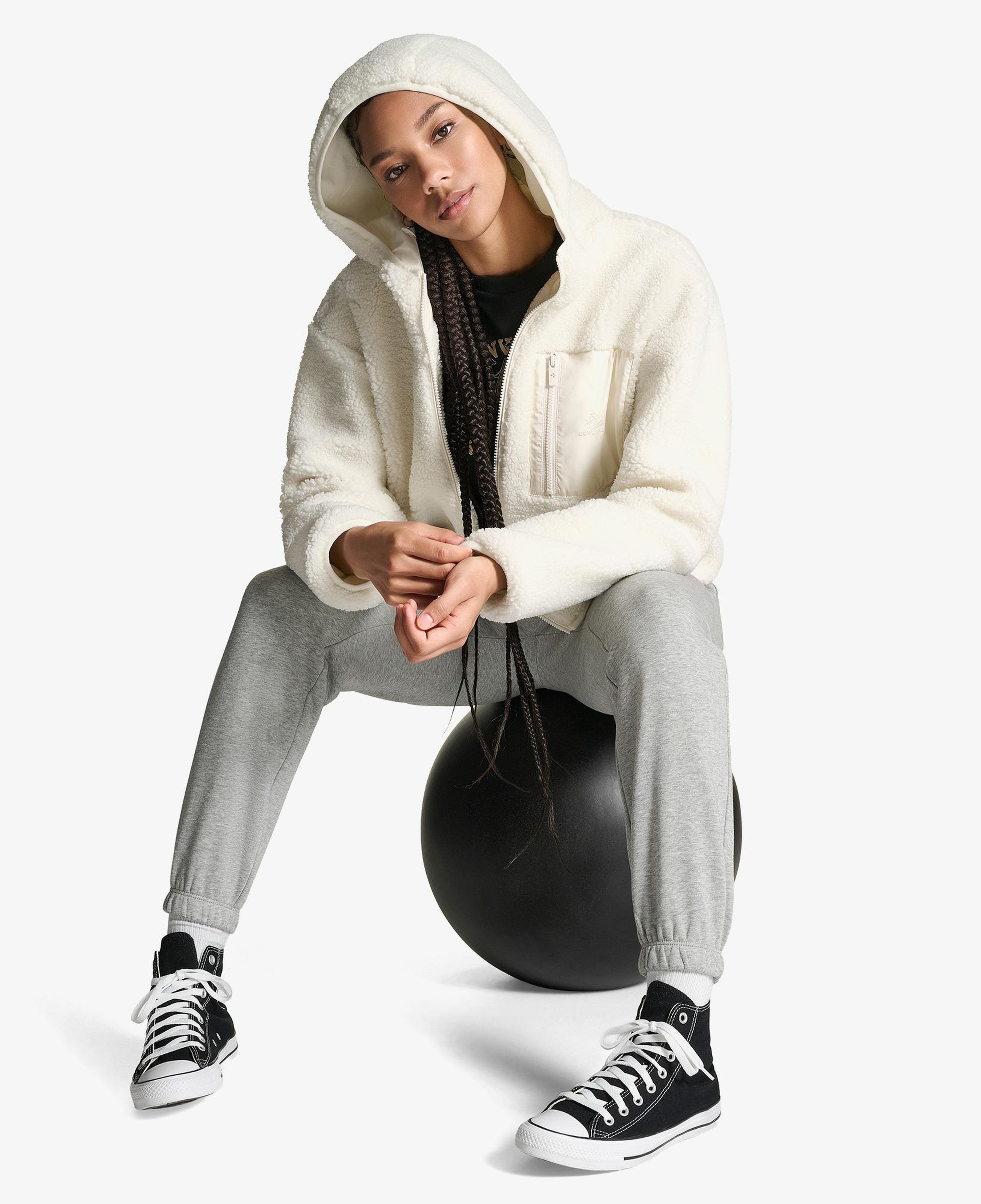 Converse Sherpa Kadın Krem Ceket