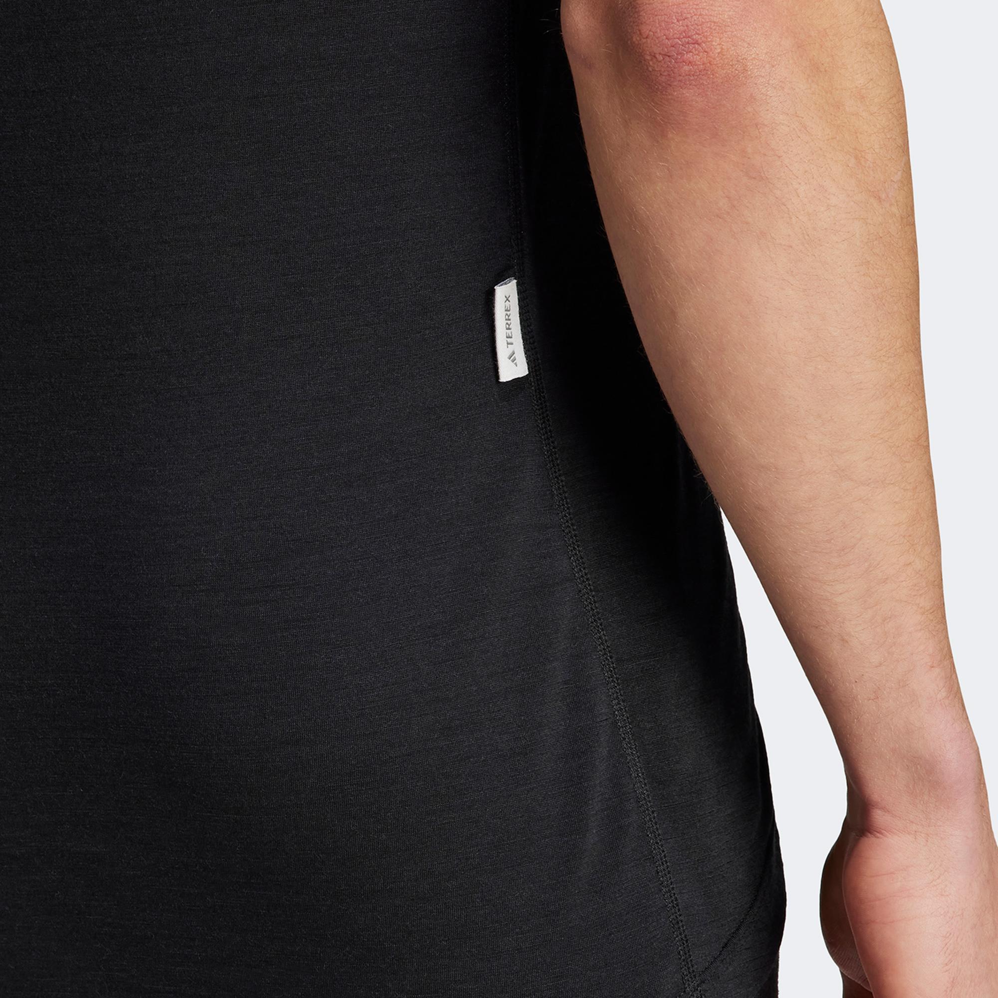 adidas Xperior Merino Erkek Siyah Antrenman T-Shirt