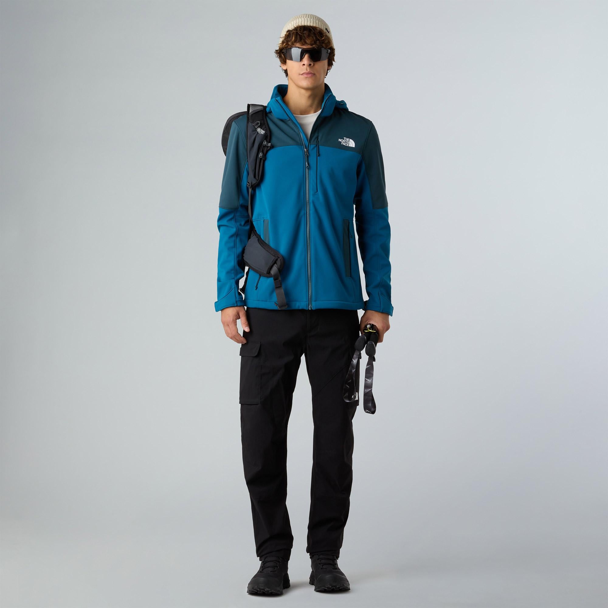 The North Face Diablo Softshell Detachable Hood Erkek Lacivert Outdoor Mont