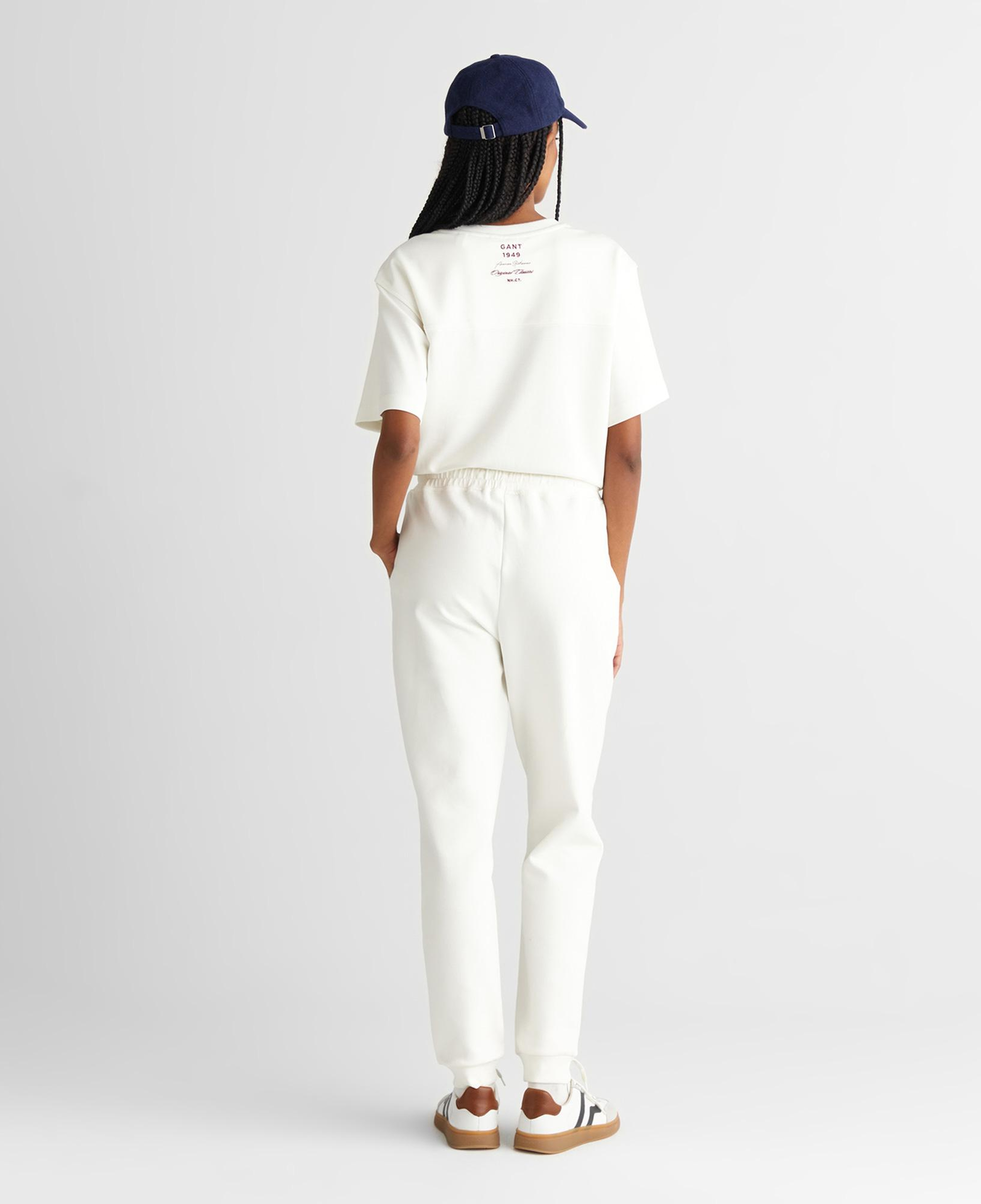 GANT Kadın Beyaz Regular Fit Eşofman Altı