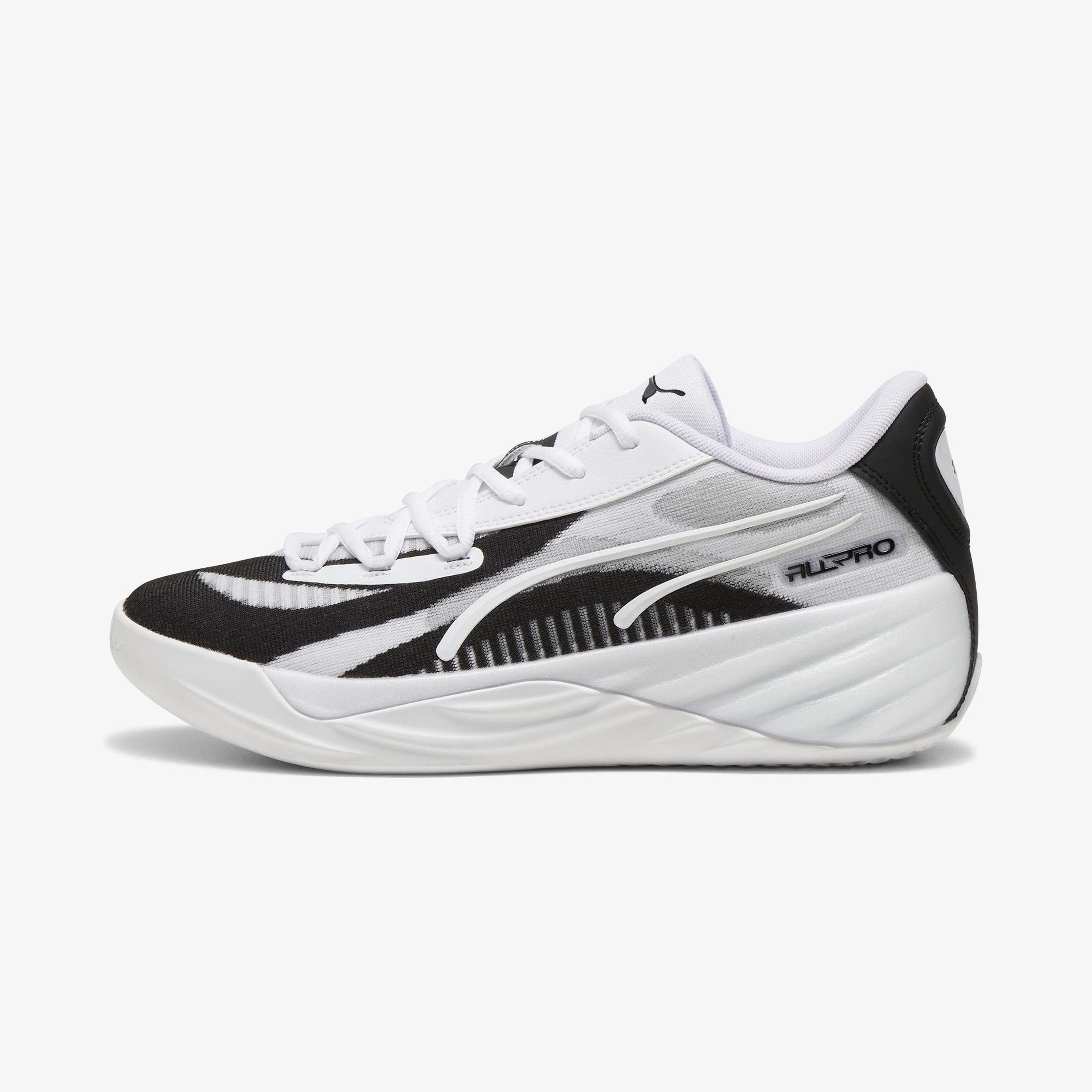 Puma All-Pro Nitro Team Unisex Beyaz Basketbol Ayakkabısı
