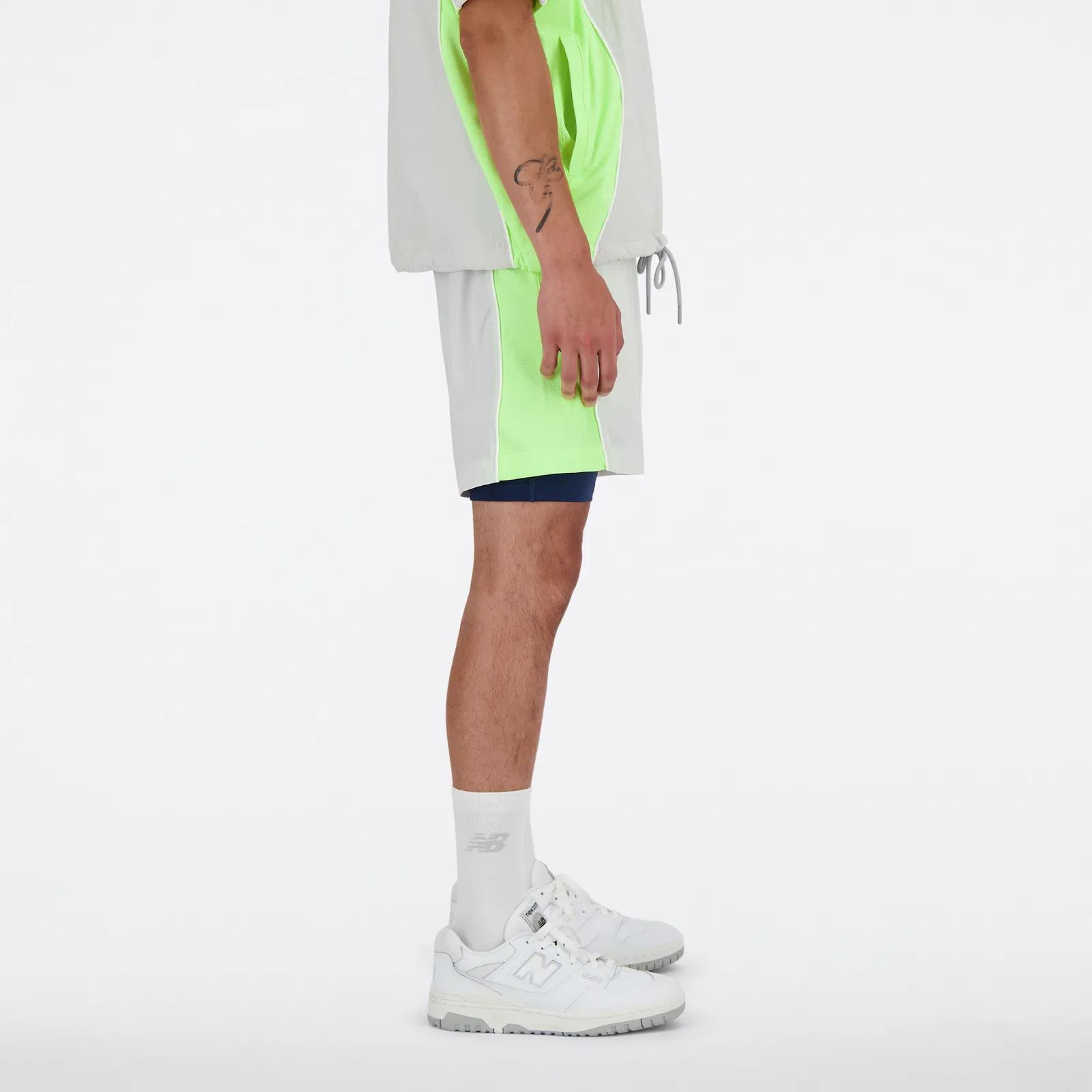 New Balance Hoops On Court 2in1 Erke Gri Günlük Şort
