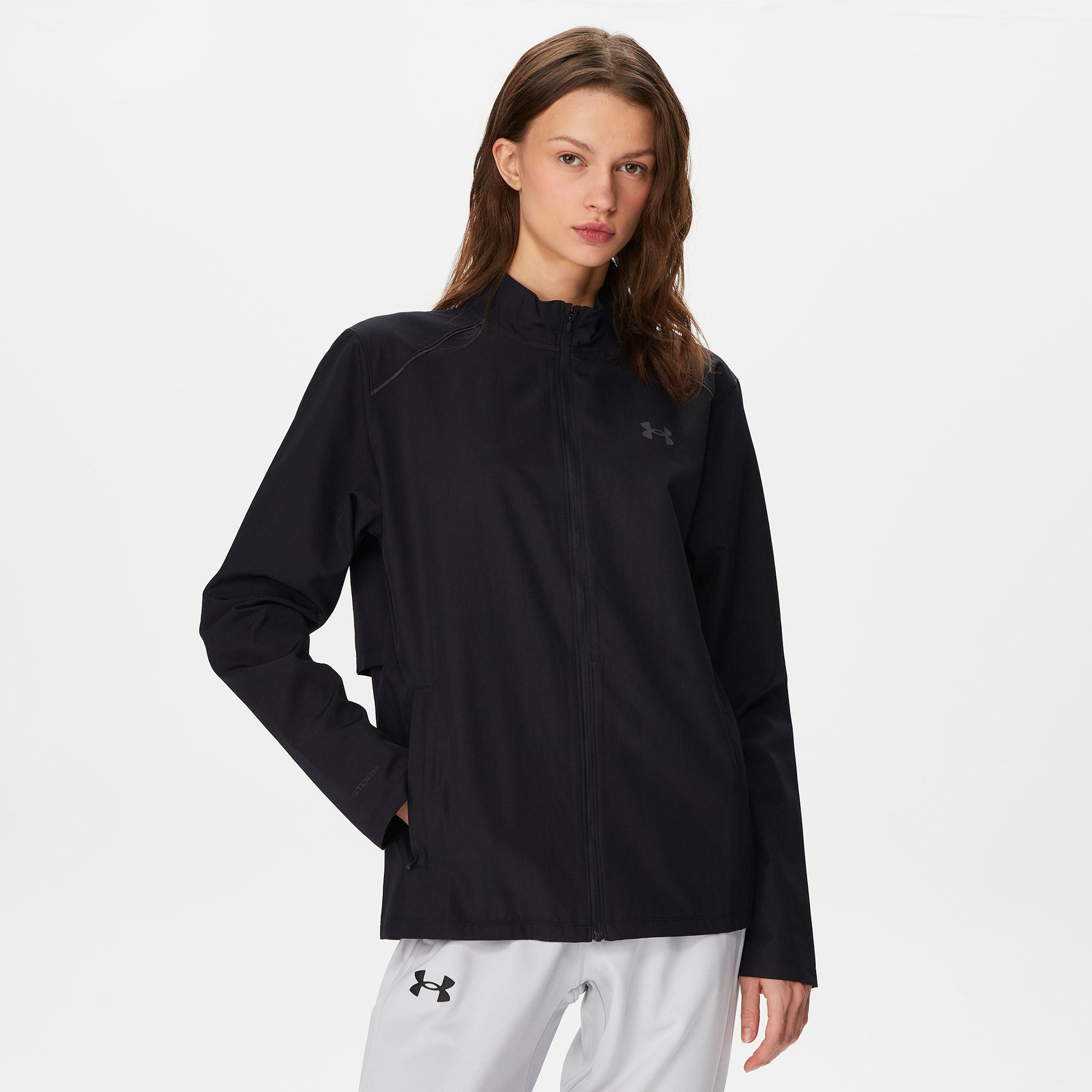 Under Armour Storm Kadın Siyah Koşu Montu