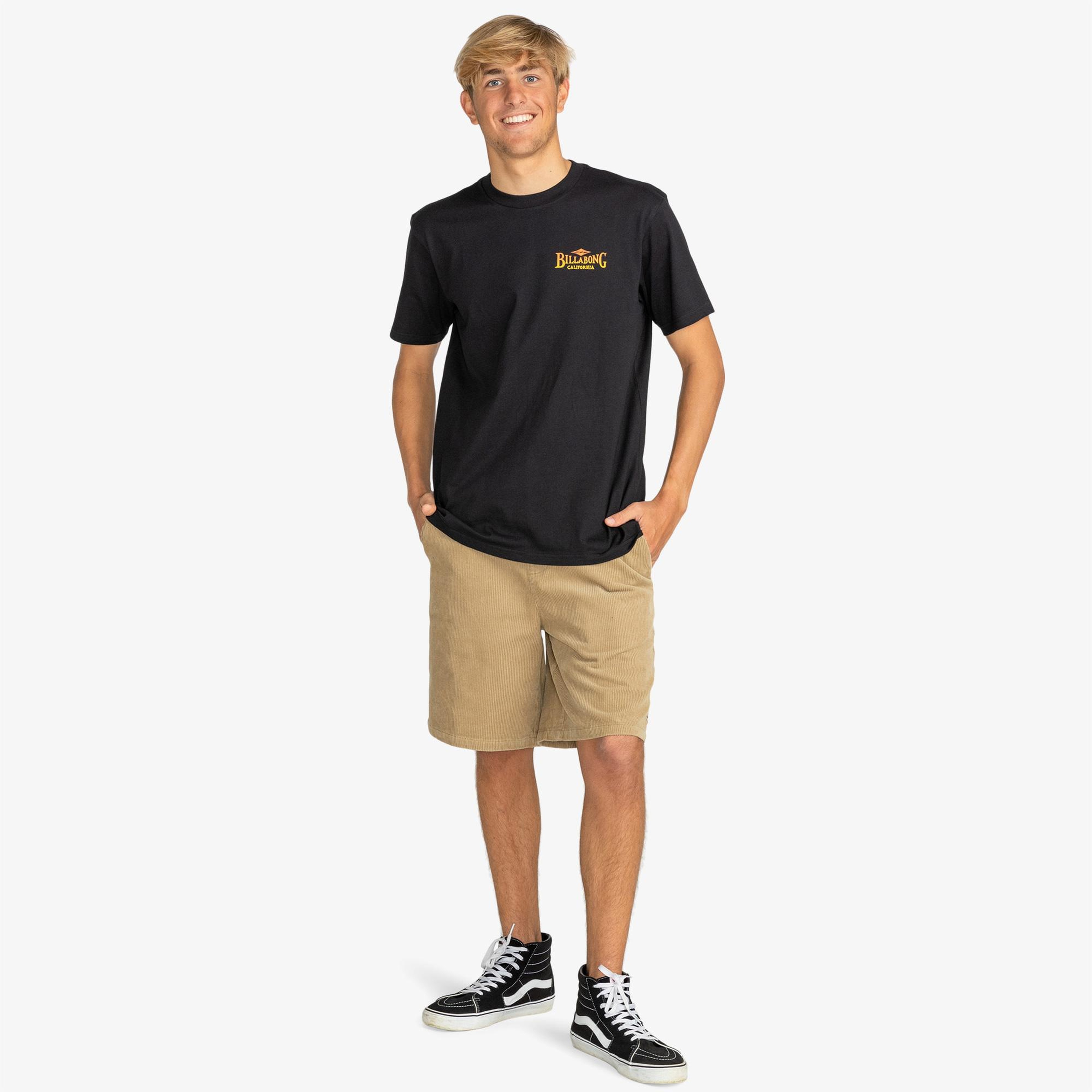 Billabong Dreamy Place Erkek Siyah Günlük T-Shirt