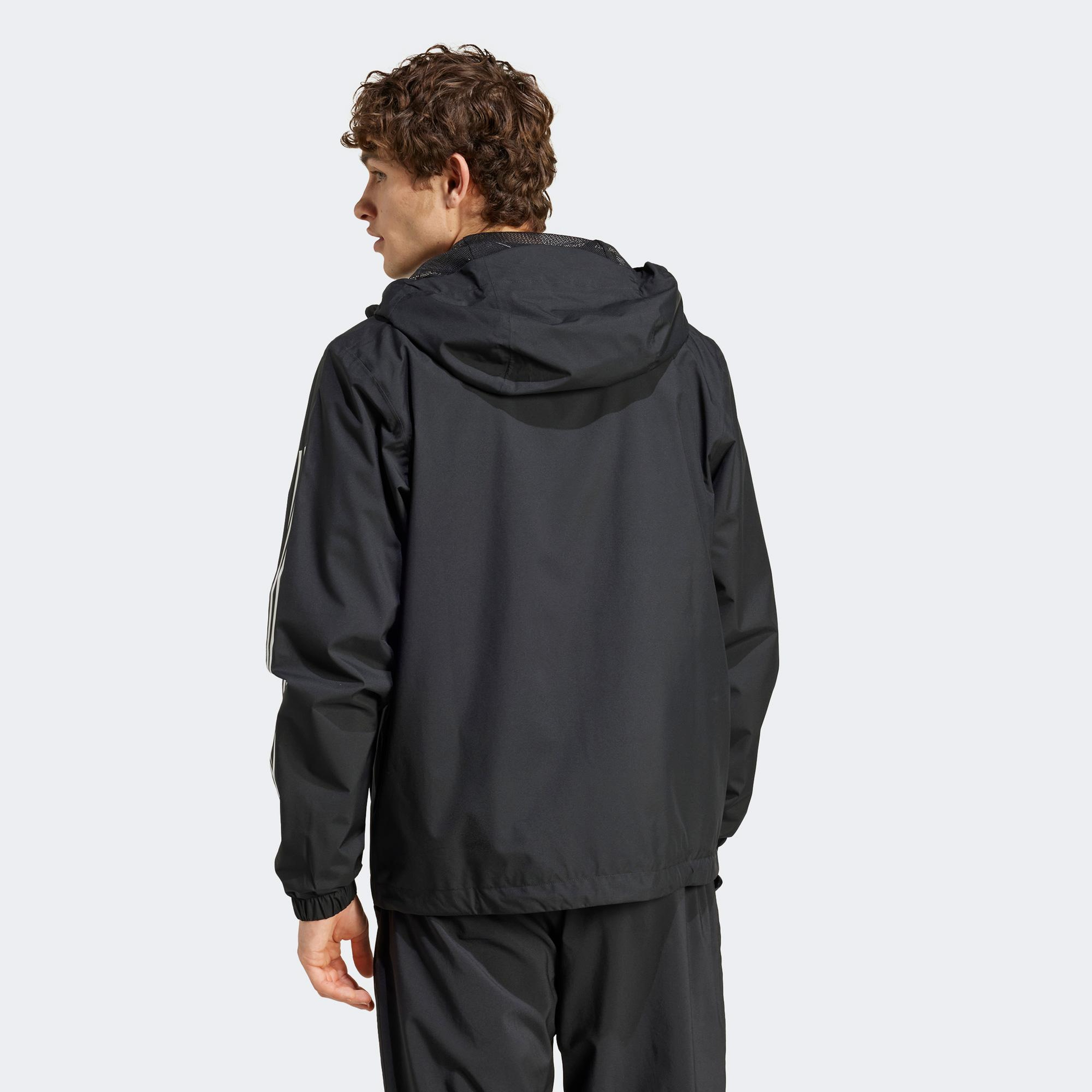 adidas Essentials 3S Erkek Siyah Günlük Ceket