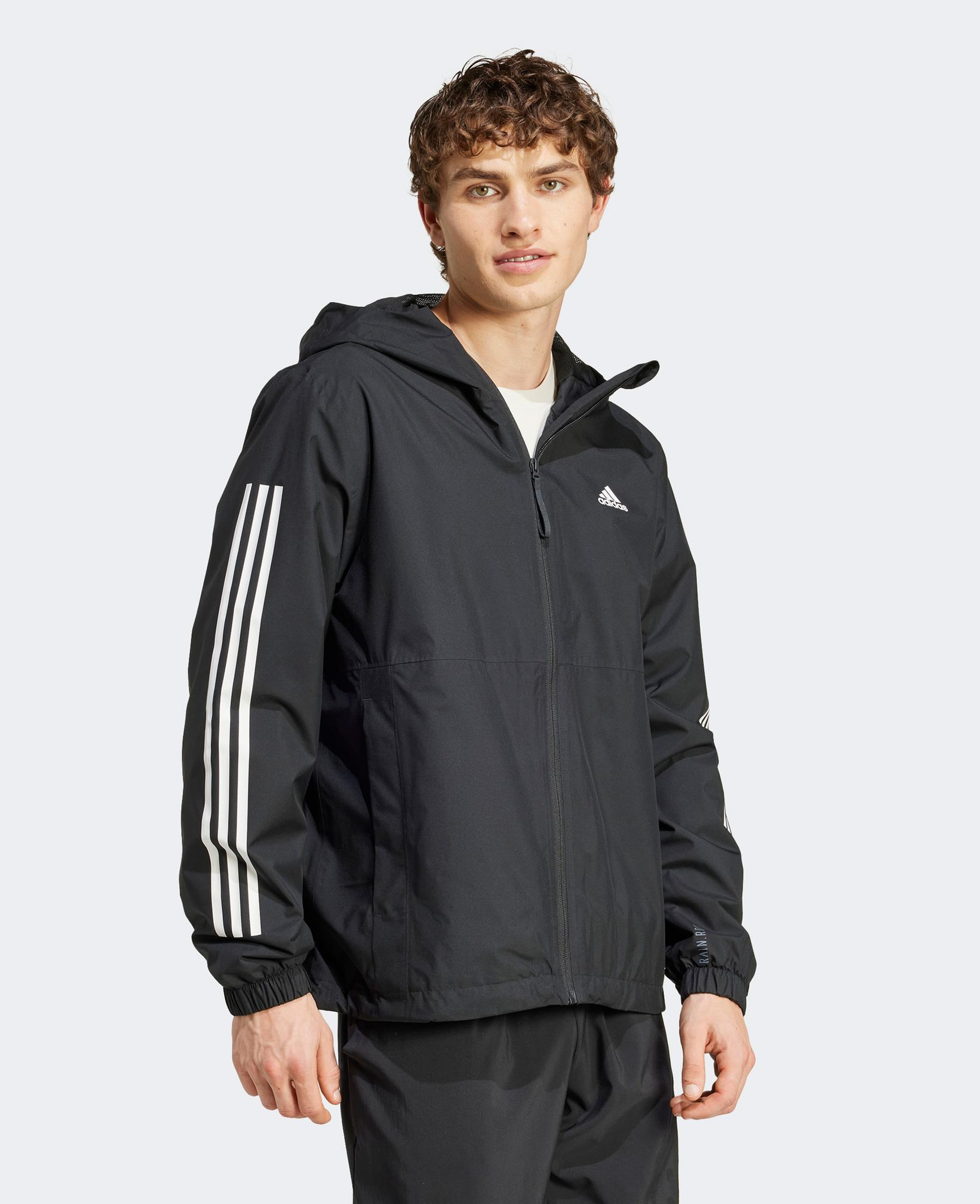 adidas Essentials 3S Erkek Siyah Günlük Ceket
