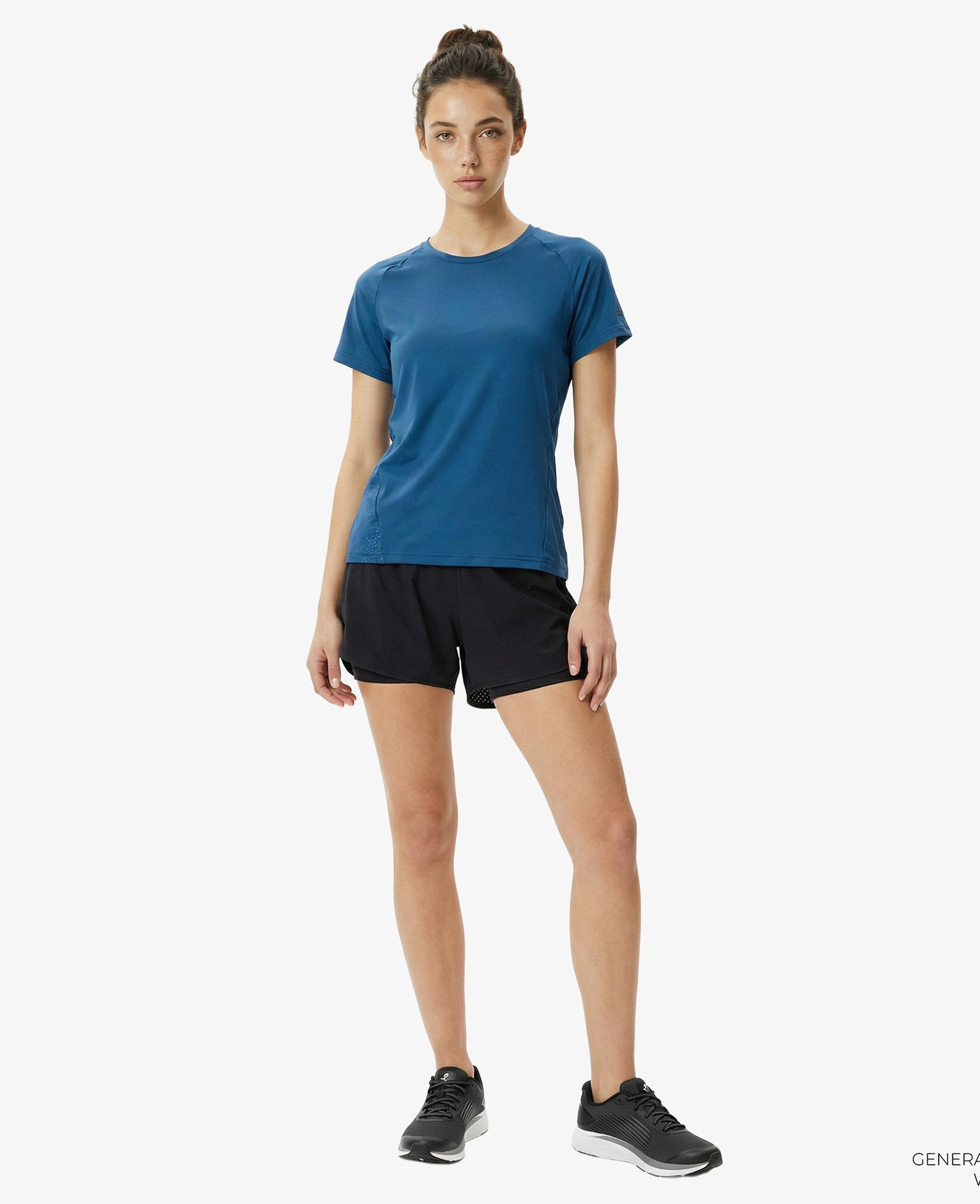 Energetics Kadın Mavi Antrenman T-shirt